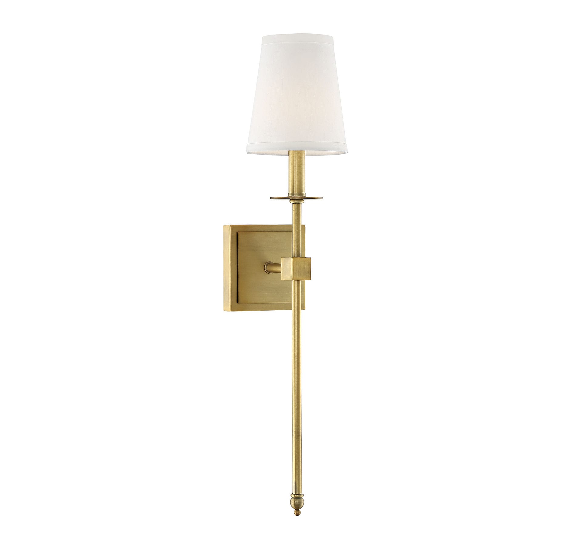 Savoy House Essentials 9-303-1-322 Monroe 5-in W 1 -Light Brushed Brass Bohemian/global Wall Sconce