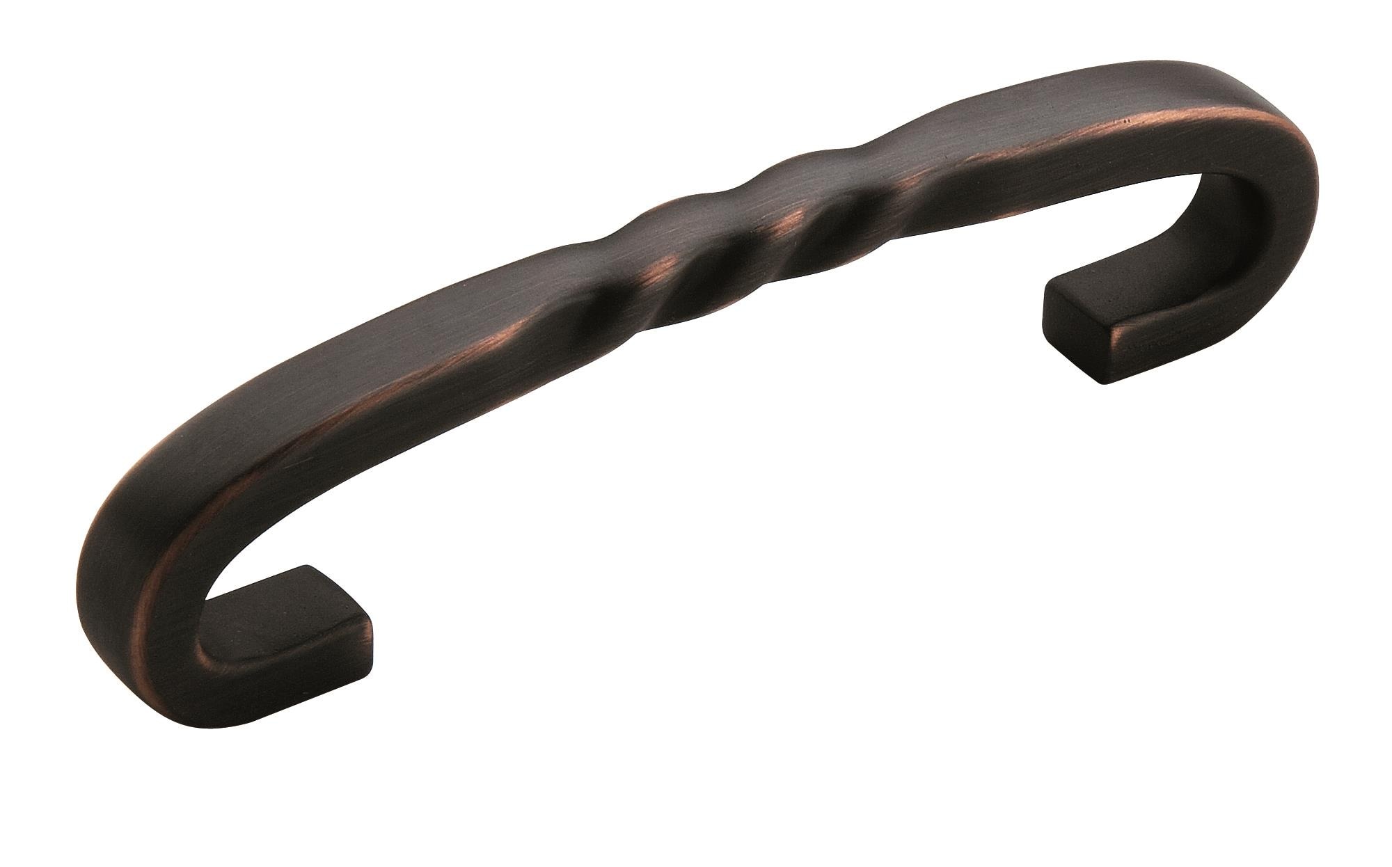 Amerock BP1784ORB Inspirations 3-3/4-in , 96mm Center to Center Oil Rubbed Bronze Arch Handle
