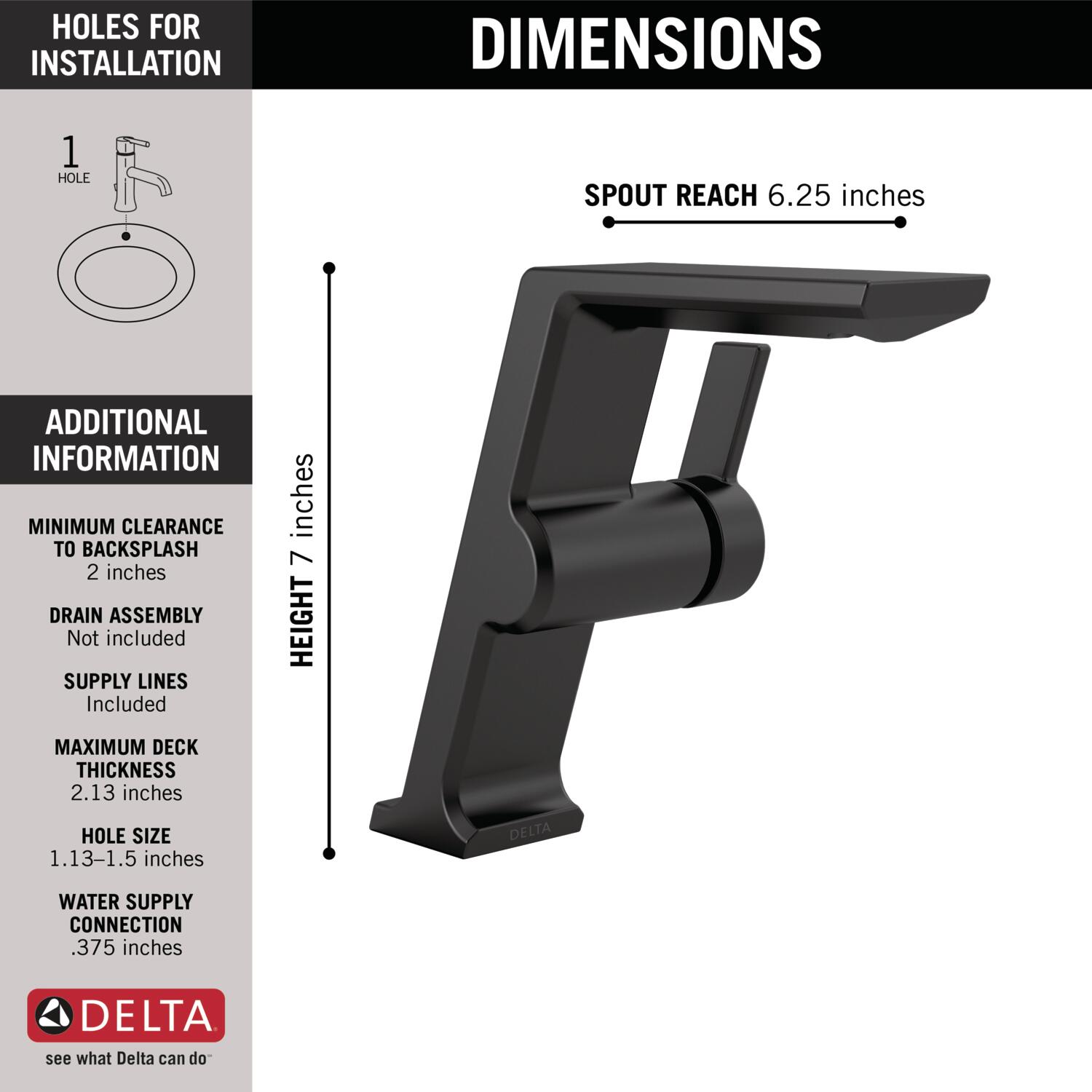 Delta 699-BL-DST Lavatory-Faucets - View #3