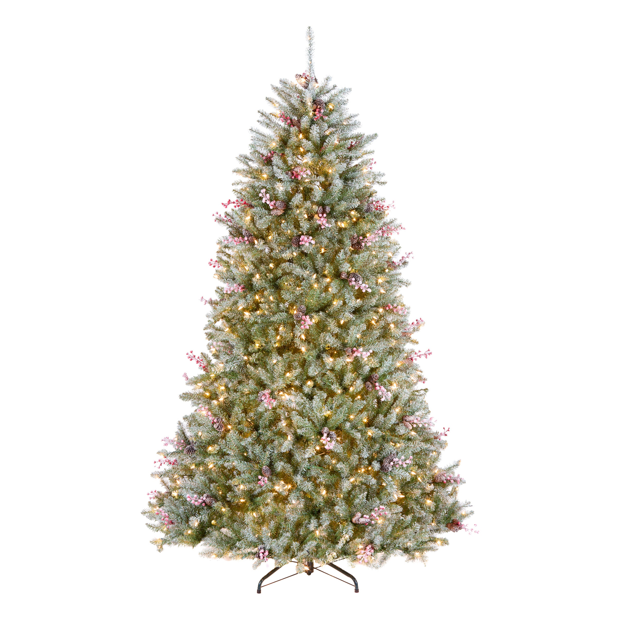 National Tree Company DUF-300-75 7.5-ft Douglas fir Pre-lit Artificial Christmas Tree with White Incandescent Lights