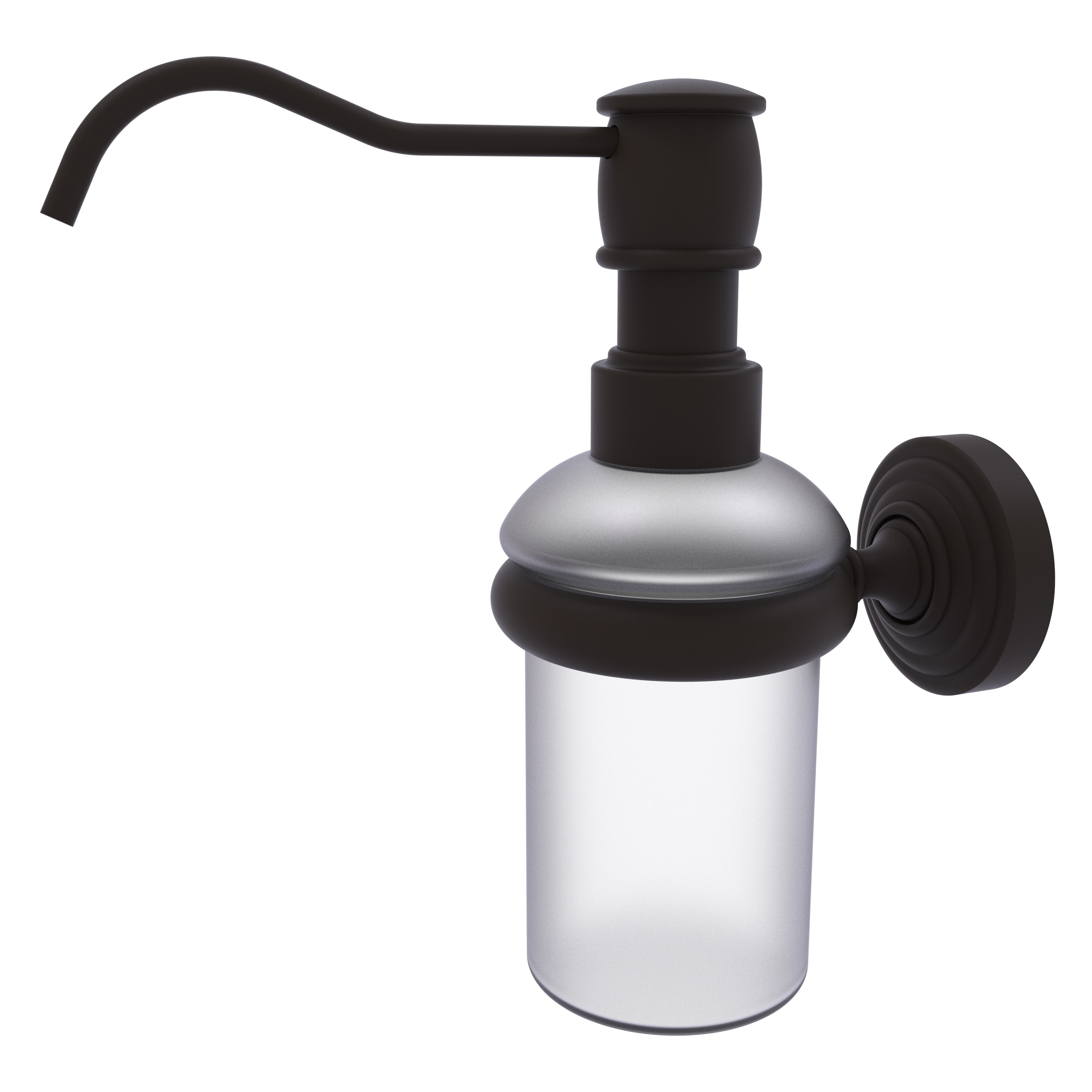 Allied Brass WP-60-ORB Waverly Place Oil Rubbed Bronze 5-oz. Capacity Wall-mount Soap and Lotion Dispenser