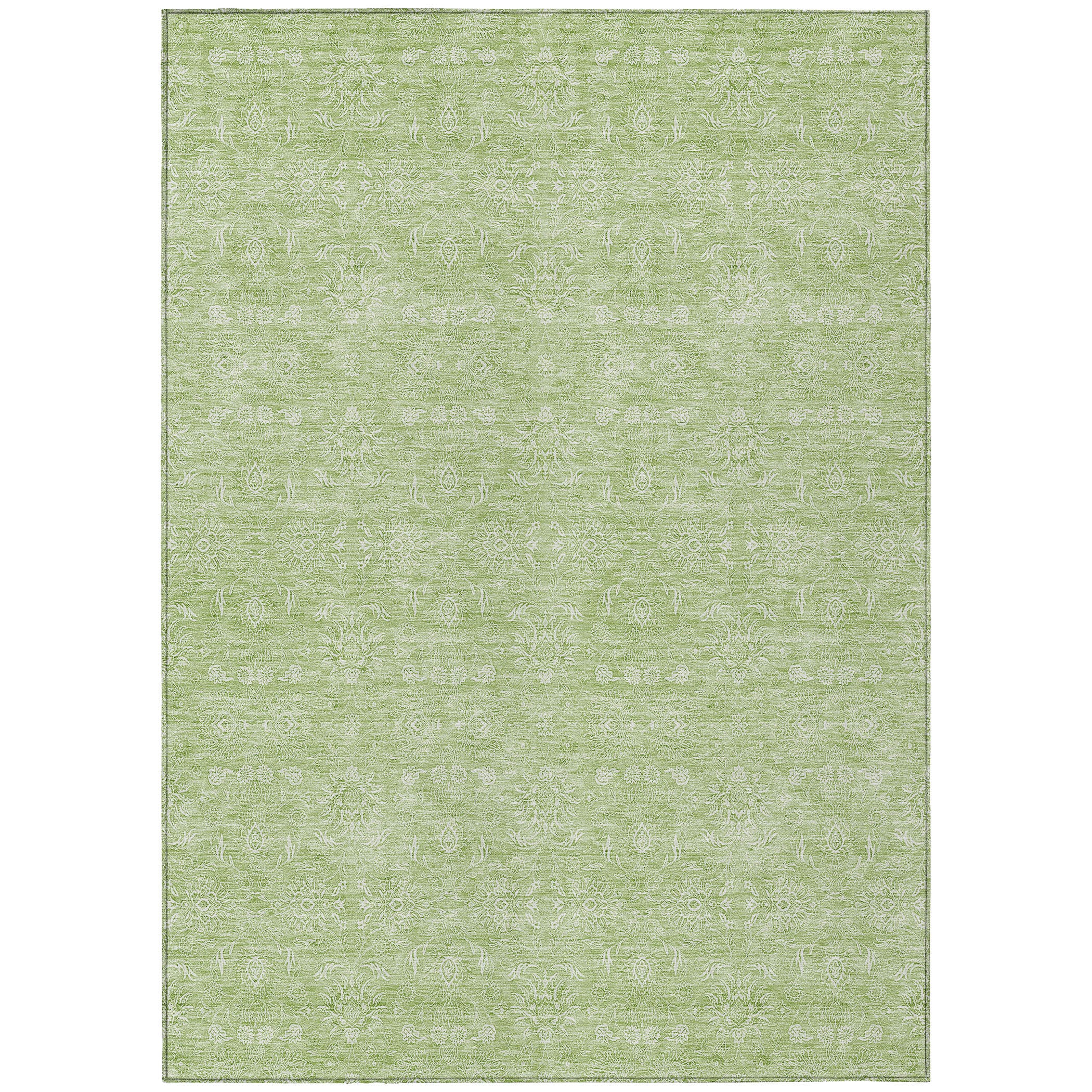 Addison Rugs ACN703AL5X8 Chantille ACN703AL 5 x 7 (ft) Polyester Aloe Rectangular Indoor/Outdoor Geometric Machine washable Area rug