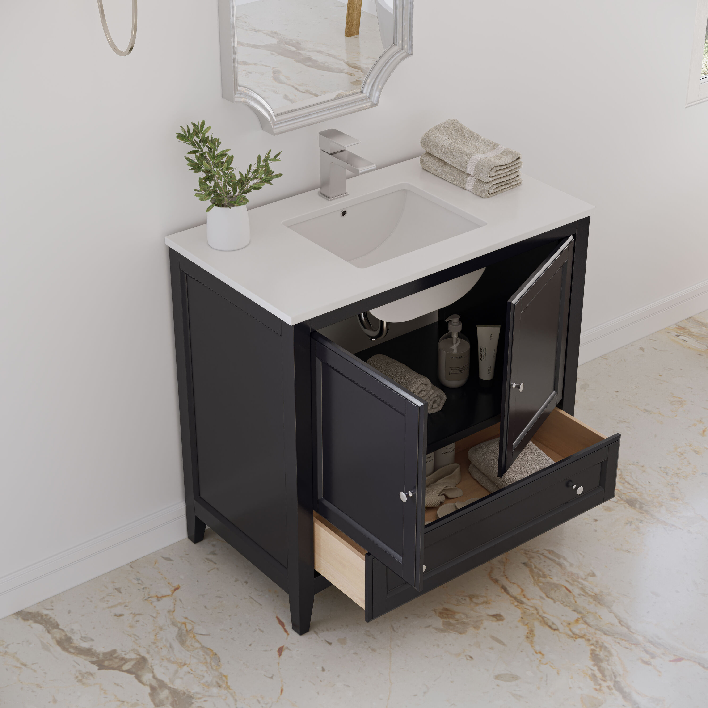 Fresca FCB2036ES-CWH-U Bath-Vanity-Combo - View #3