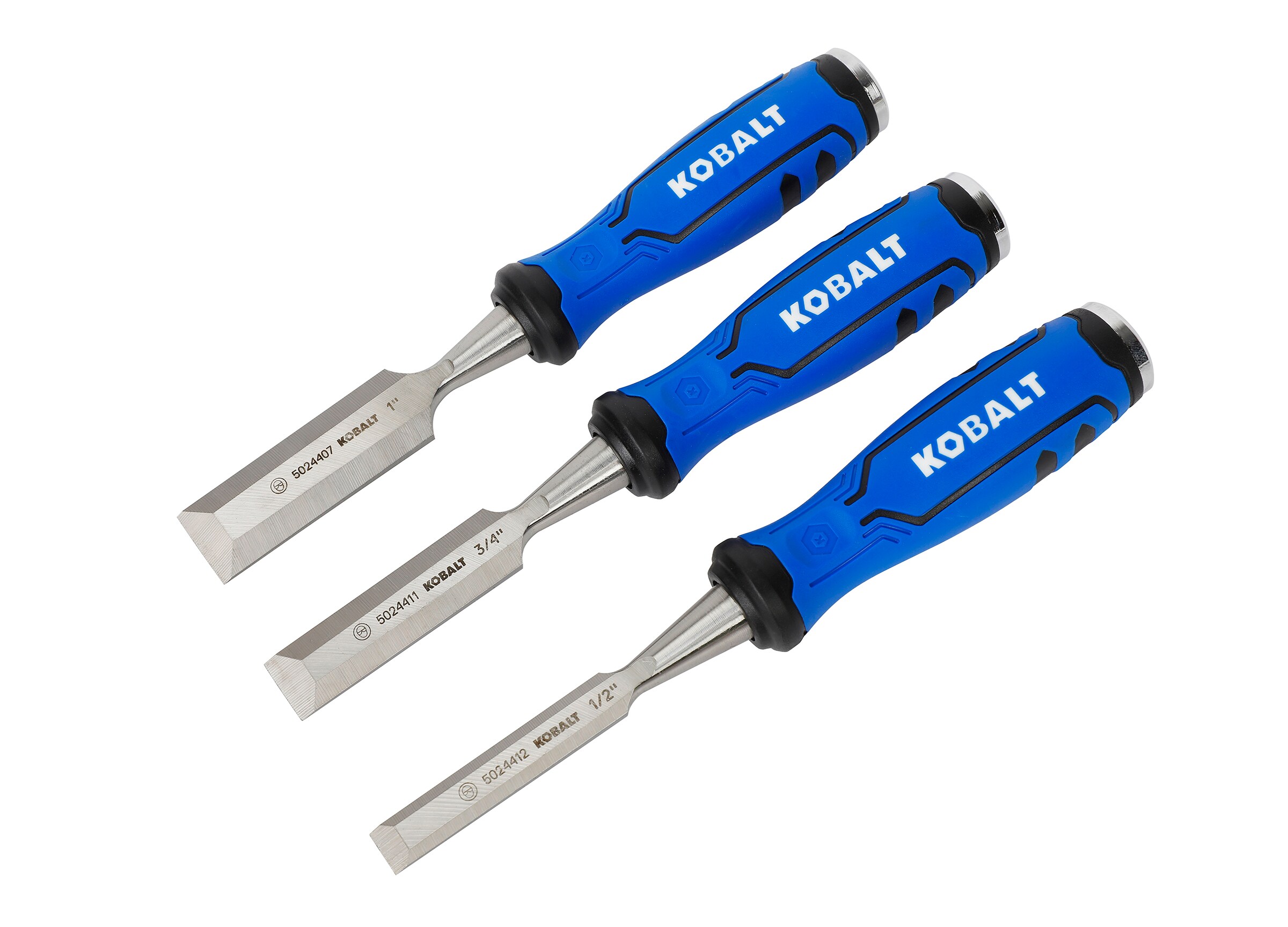 Kobalt 3 -Pack Woodworking chisels Set