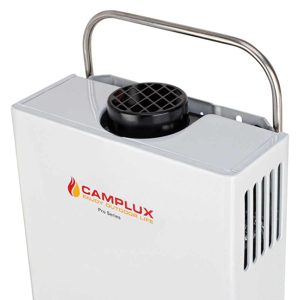 Camplux 2.64 GPM Propane Portable Gas Water Heater, Outdoor Tankless  Camping Water Heater with Digital Display, White