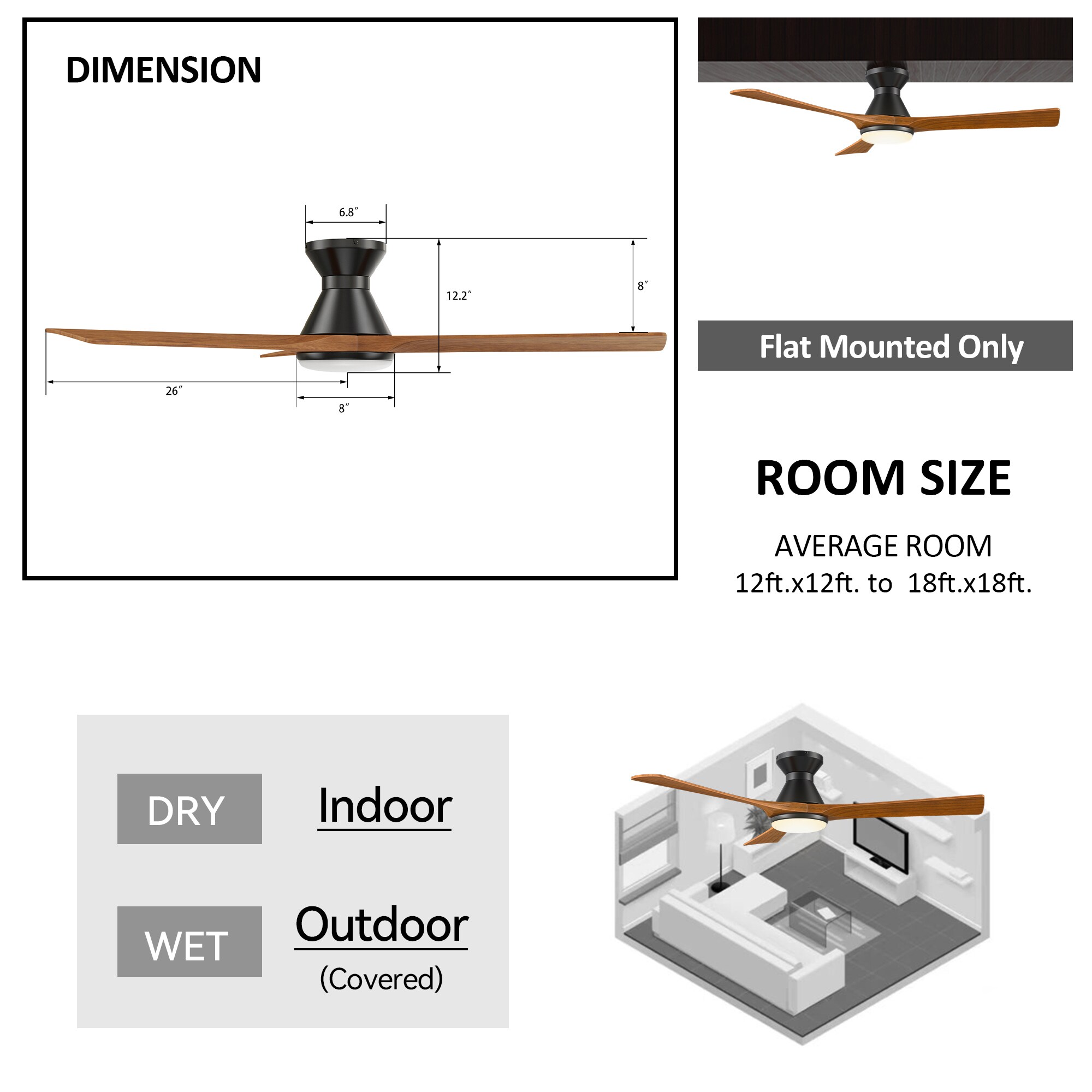 CARRO USA LS523A2-L12-BM2-1-FM Ceiling-Fans - View #11