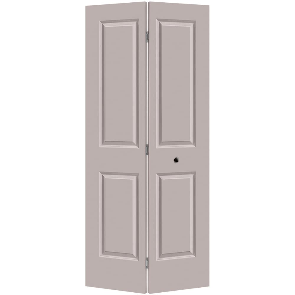 Masonite 1315811 Traditional 36-in x 80-in Driftwood 2-panel Smooth Hollow core Prefinished Molded composite Closet Bifold Door ( Hardware Included )