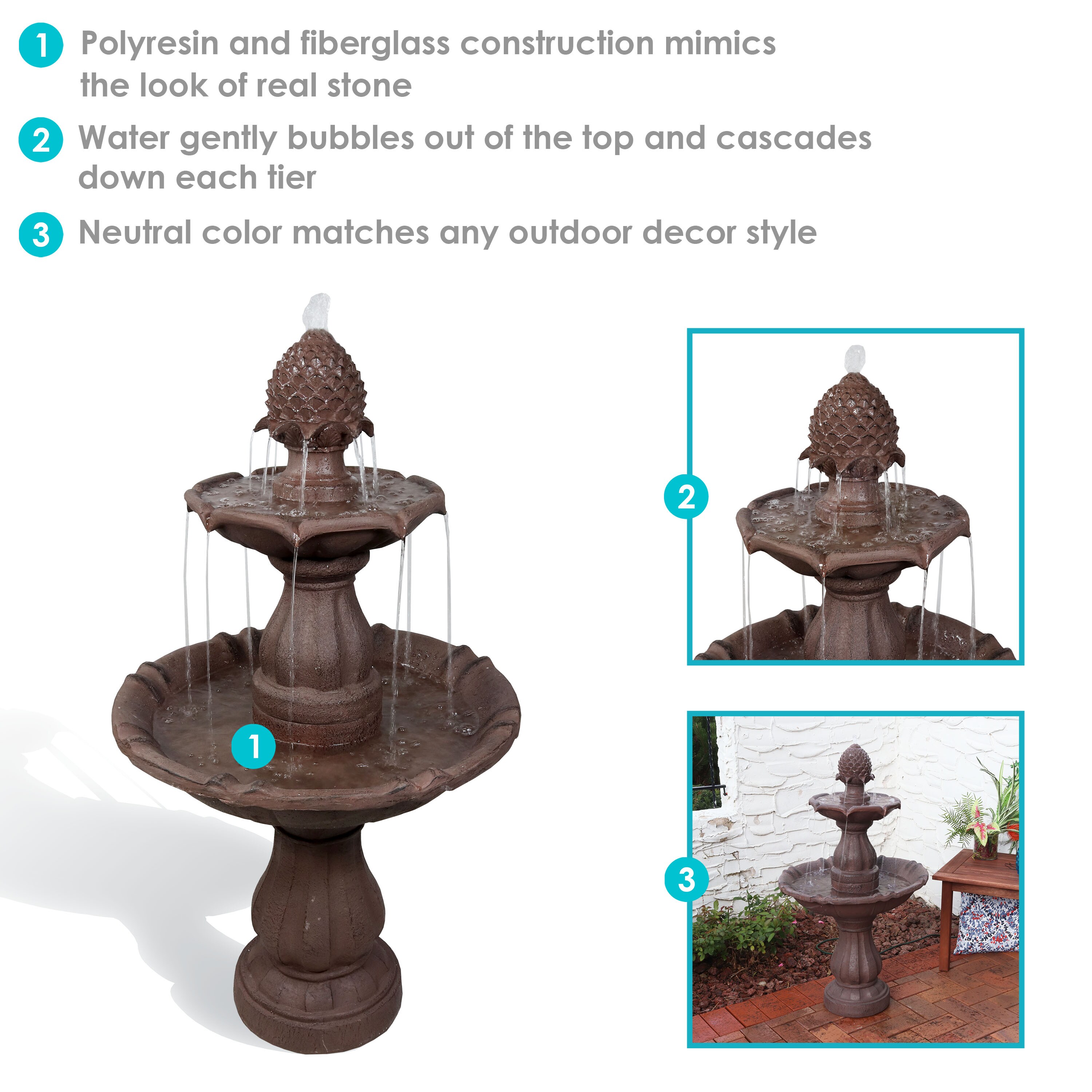 Sunnydaze Decor LZH-124 fountains - View #5