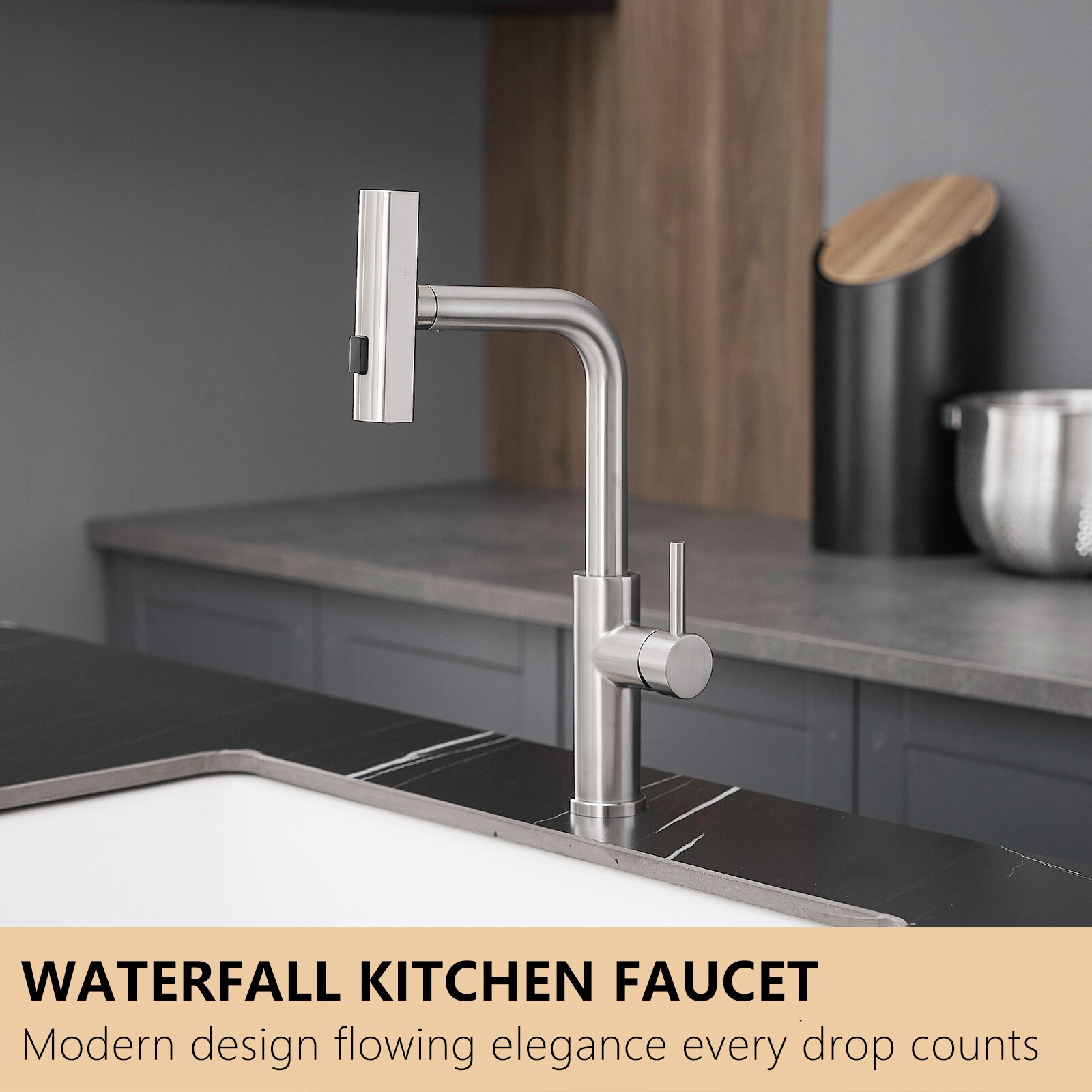 WELLFOR QJ-K-14022N Kitchen-Faucets - View #2