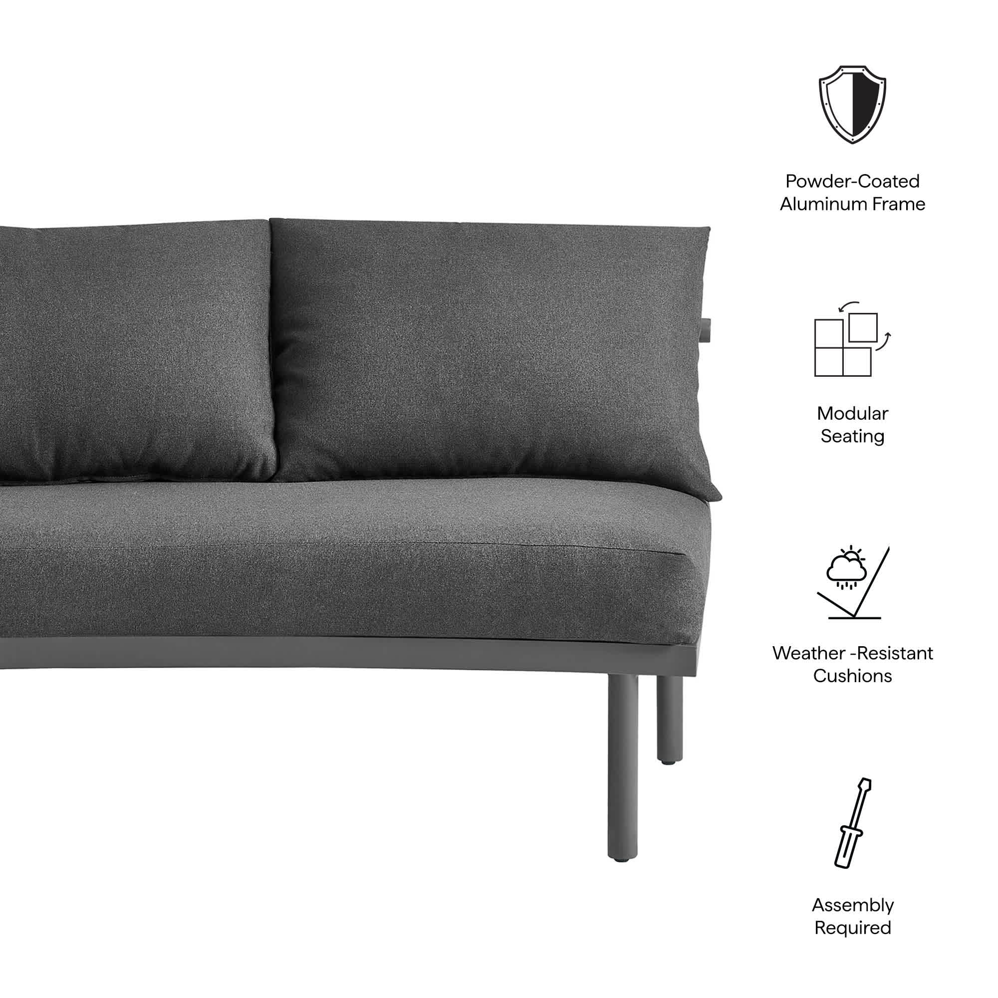 Modway EEI-7607-CHA-ANT Patio-Sofas-Daybeds - View #2