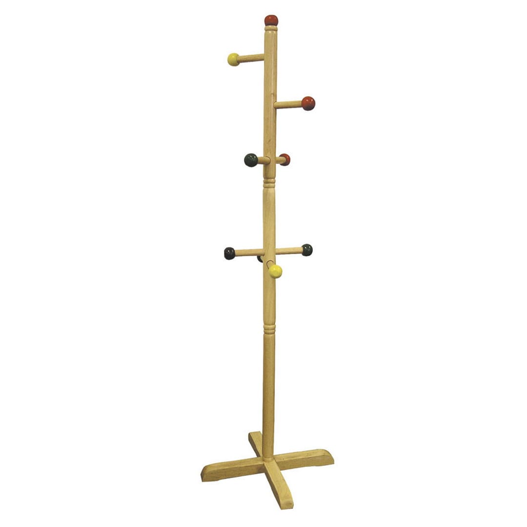 Flynama L-72115908 Natural 8 -Hook Coat rack
