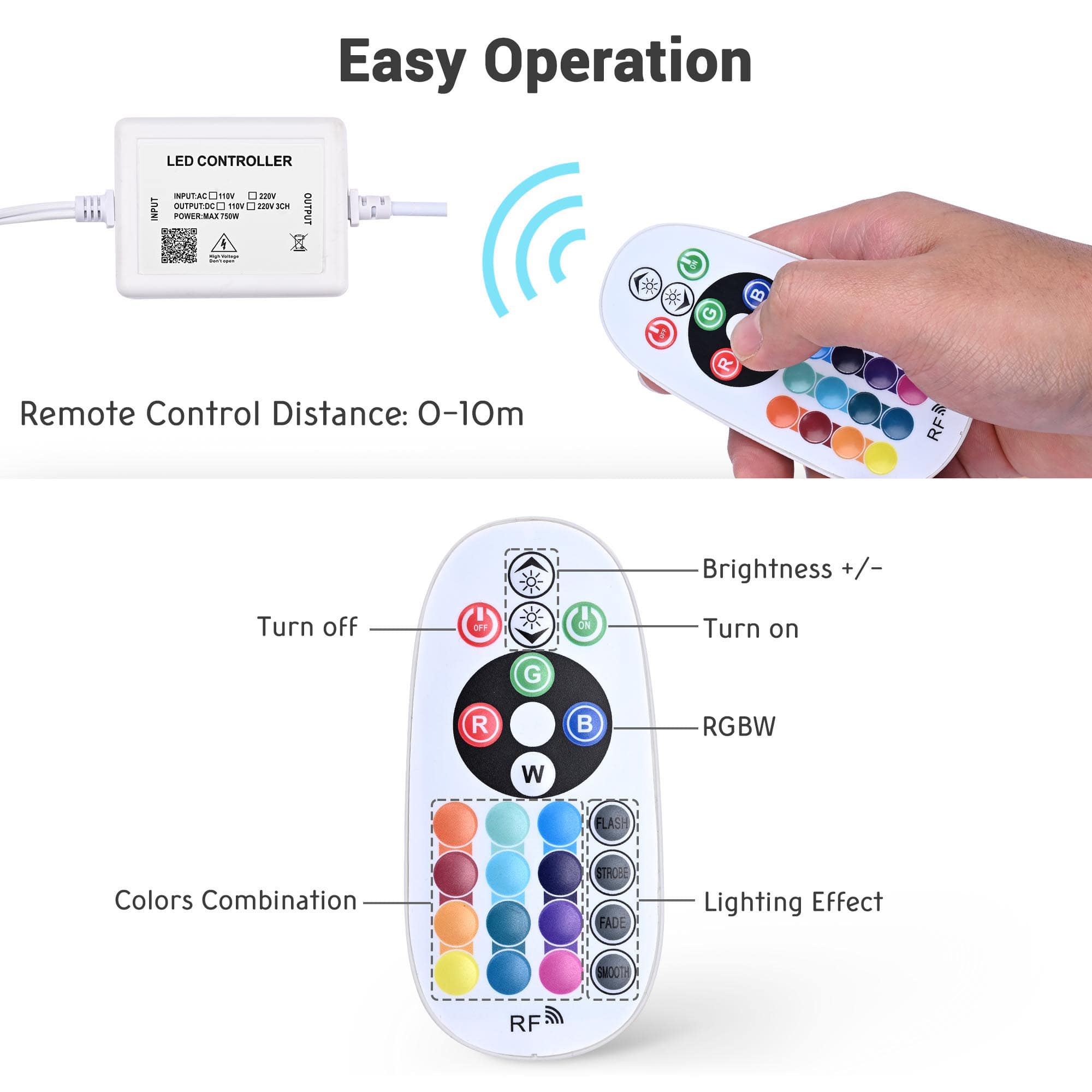 Yescom 11DSL03-50-RGB.V1-LO Rope-Lights - View #7