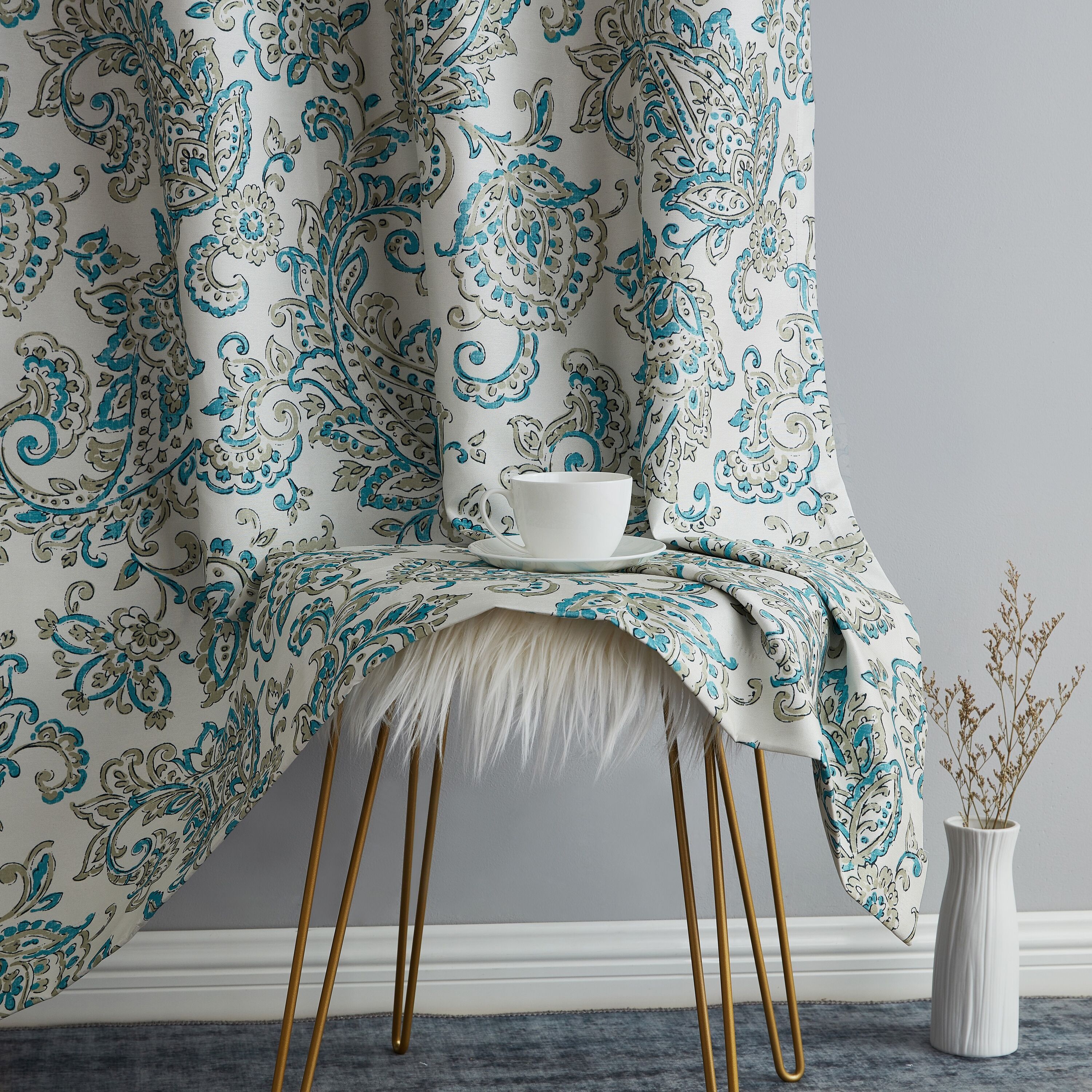 HLC.me AMLFI-63SEAGRN curtains - View #6