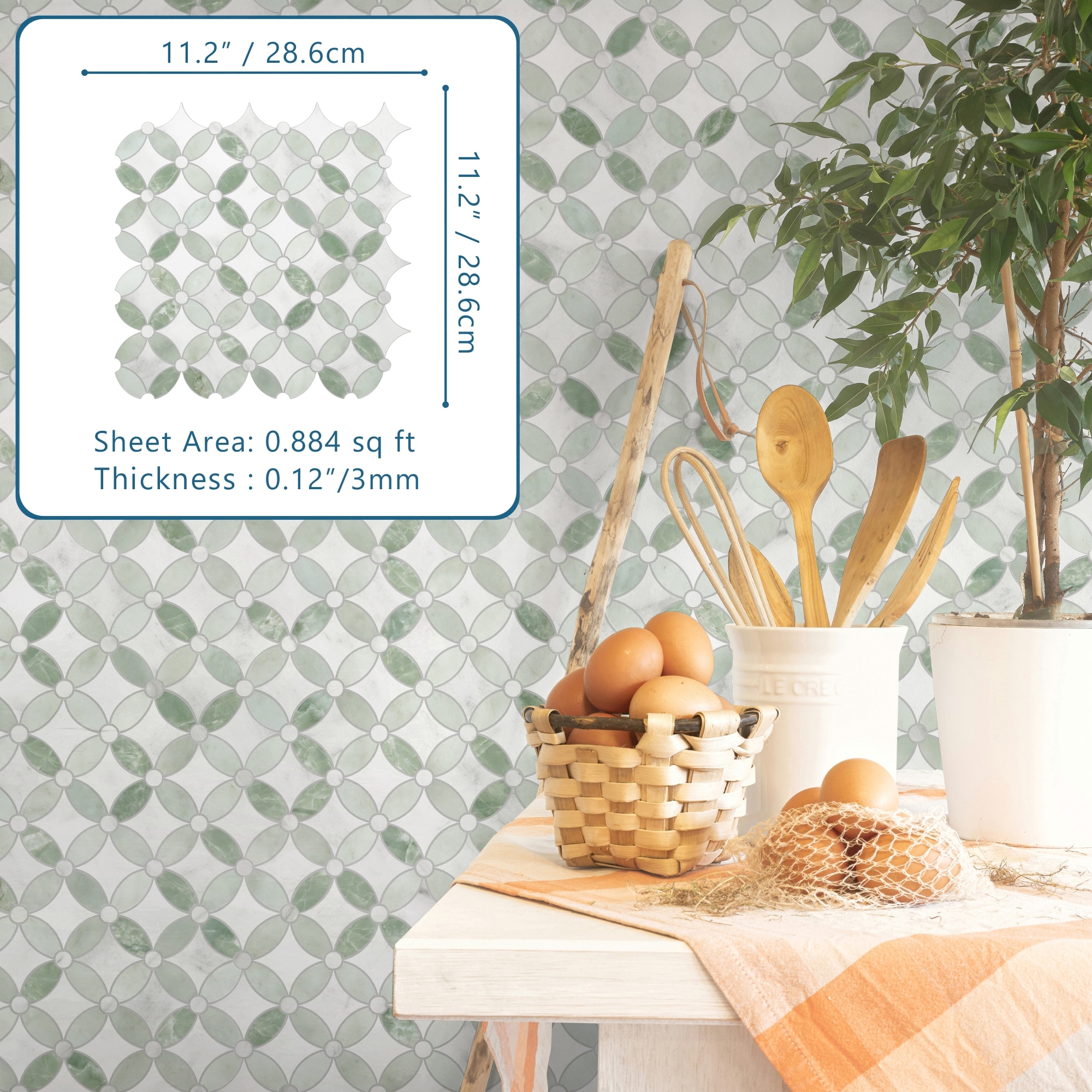 SUNWINGS SAW001-GRY-10 Ceramic-Tile - View #7