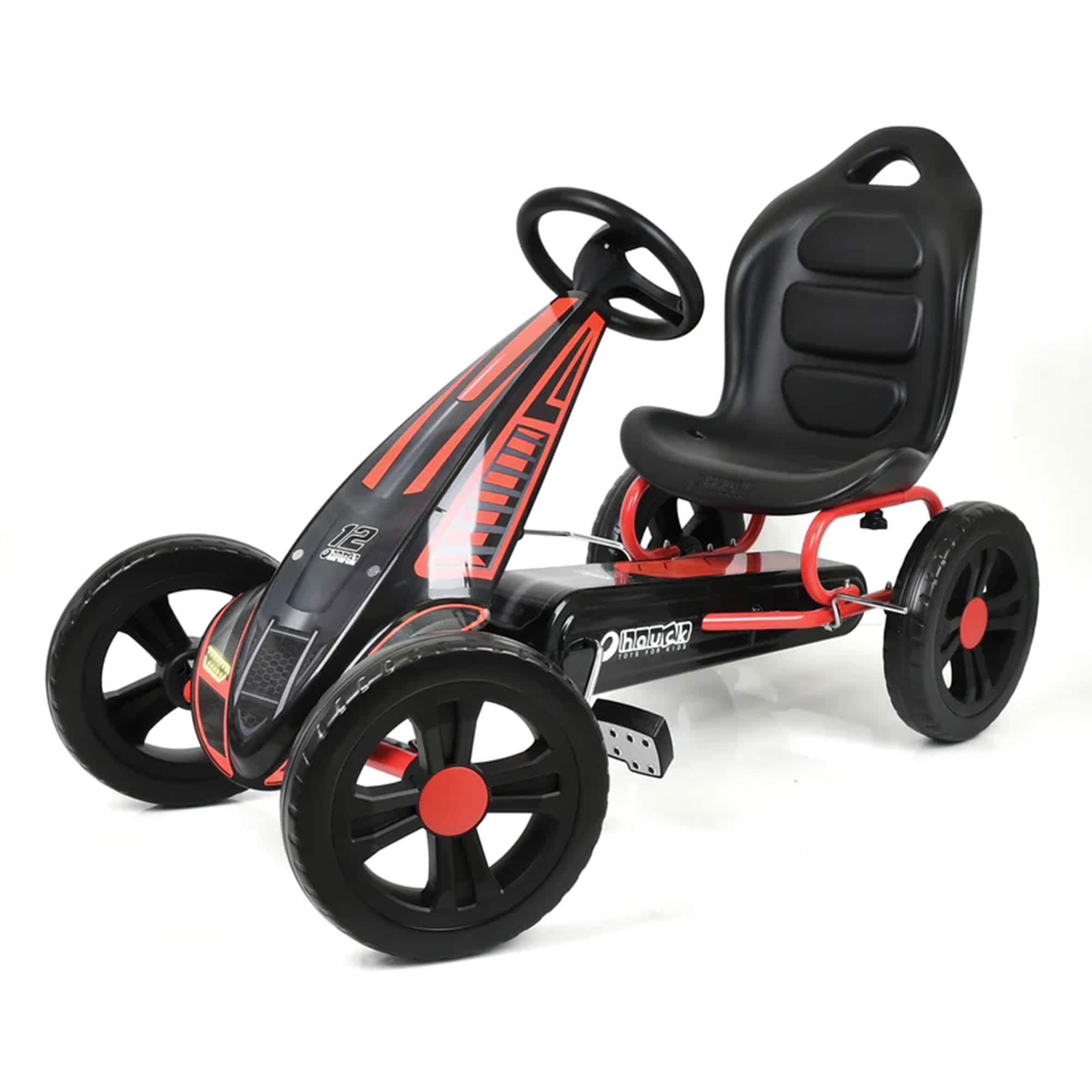 hauck 396488 Cyclone Pedal Go Kart with Adjustable Bucket Seat for Kids Ages 4 to 8