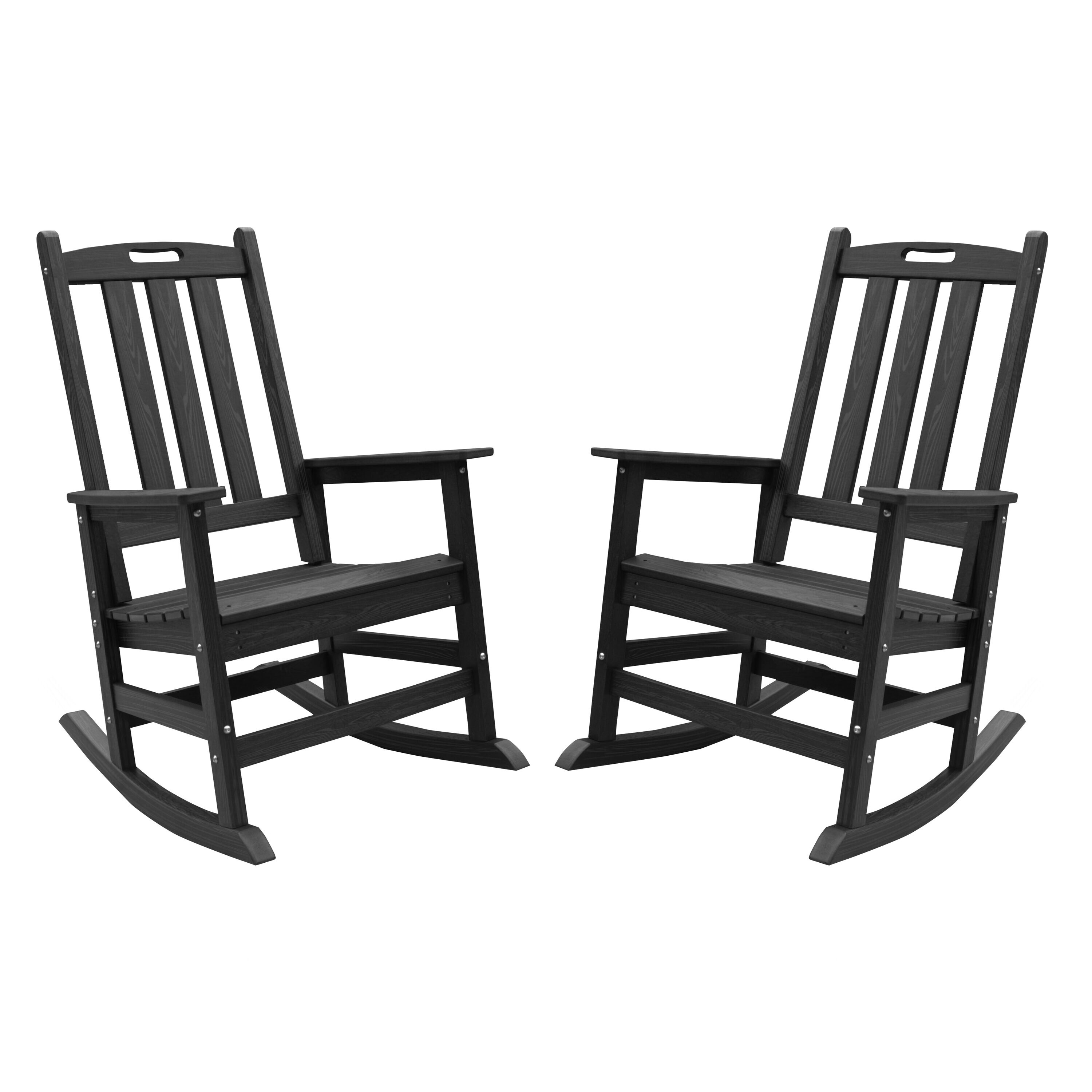 VEIKOUS PG0207-HDPE-BK-1 Patio-Chairs - View #8