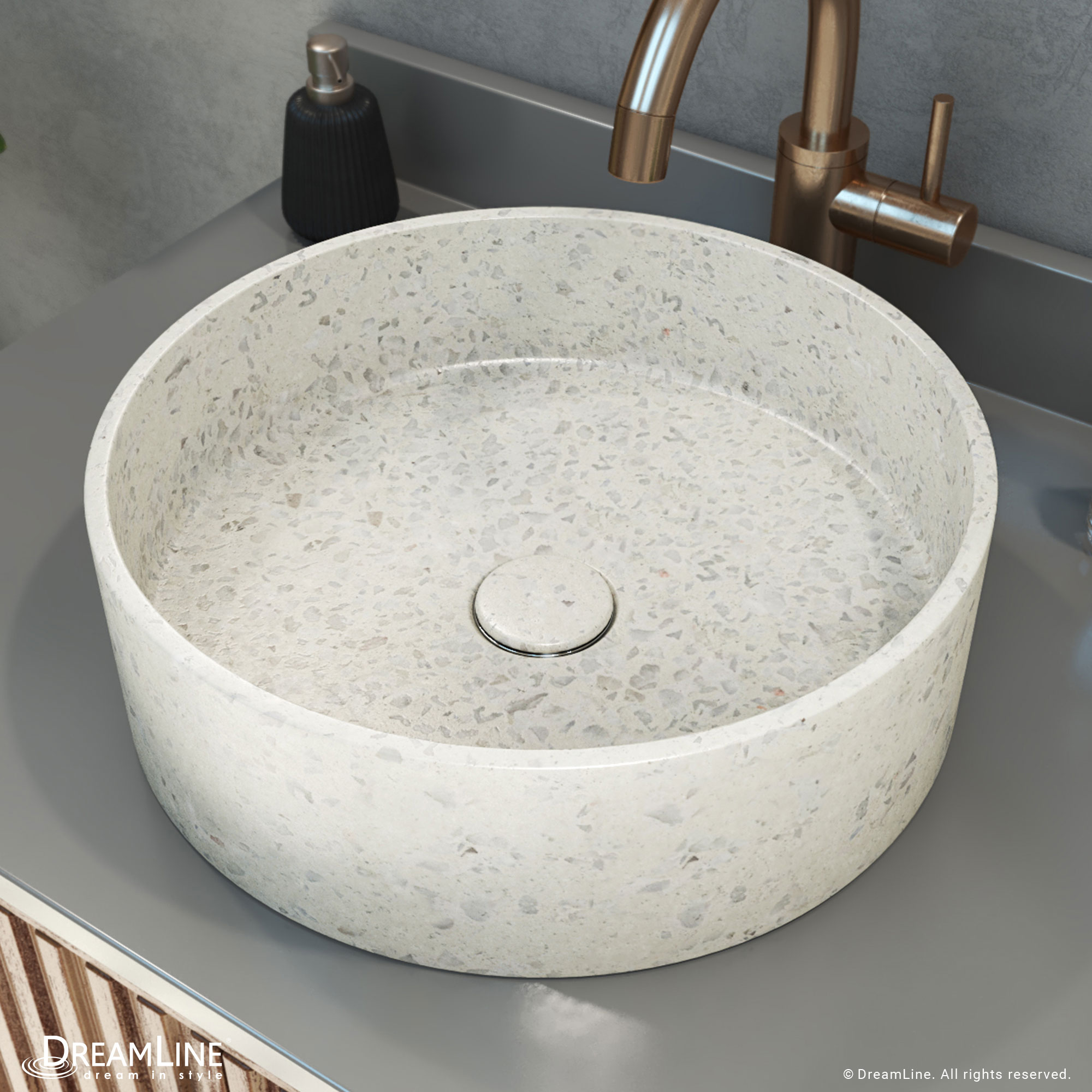 DreamLine Concrete Bathroom & Pedestal Sinks at Lowes.com