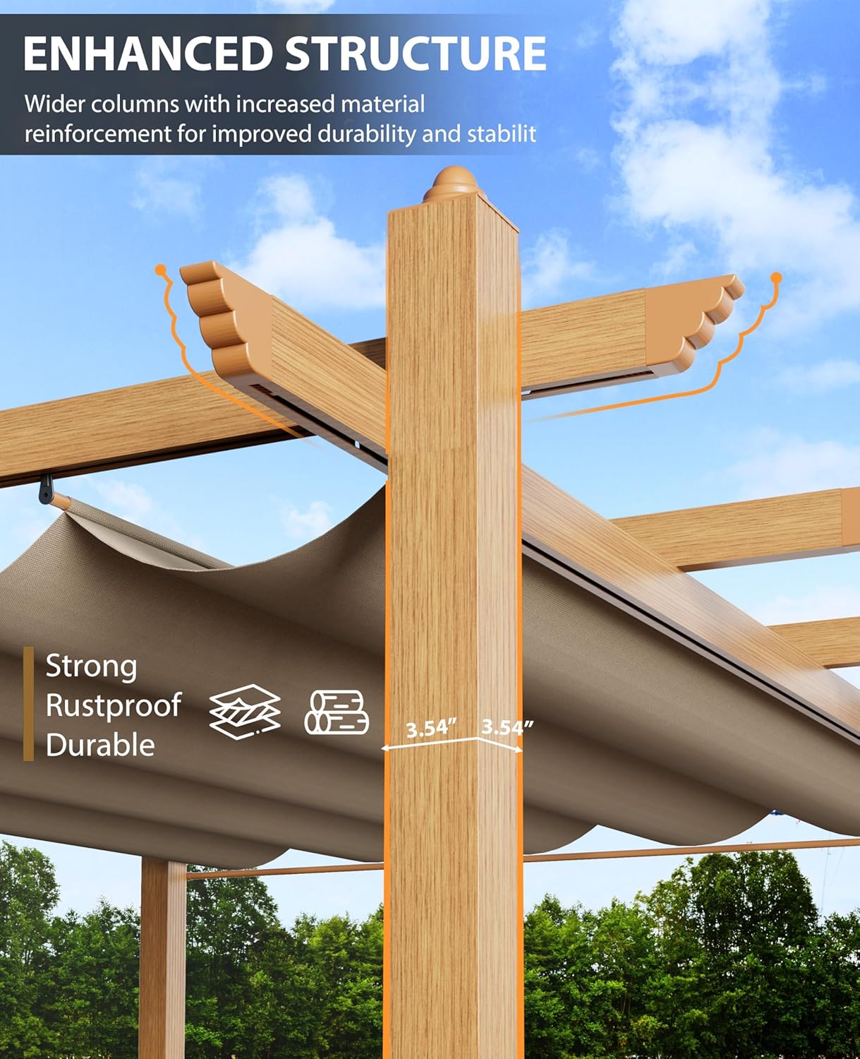 Qeetex A-PHO-335E6VC3 Pergolas-2 - View #2