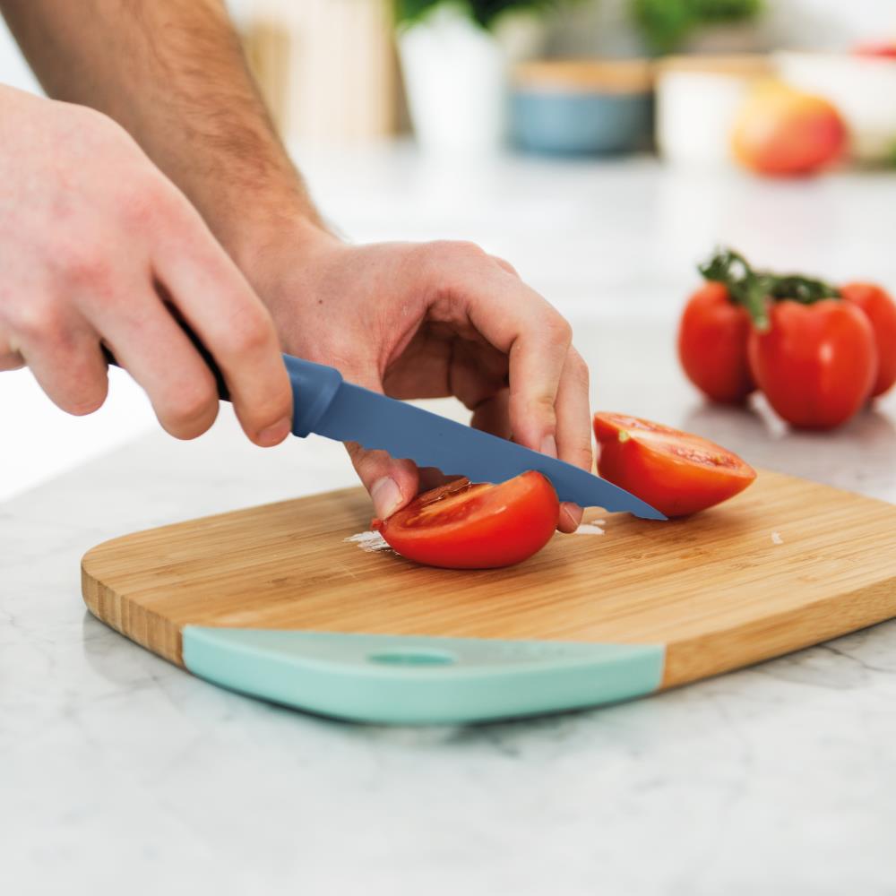 Berghoff Bamboo Cutting Board With 4pc Flexible Plastic Cutting