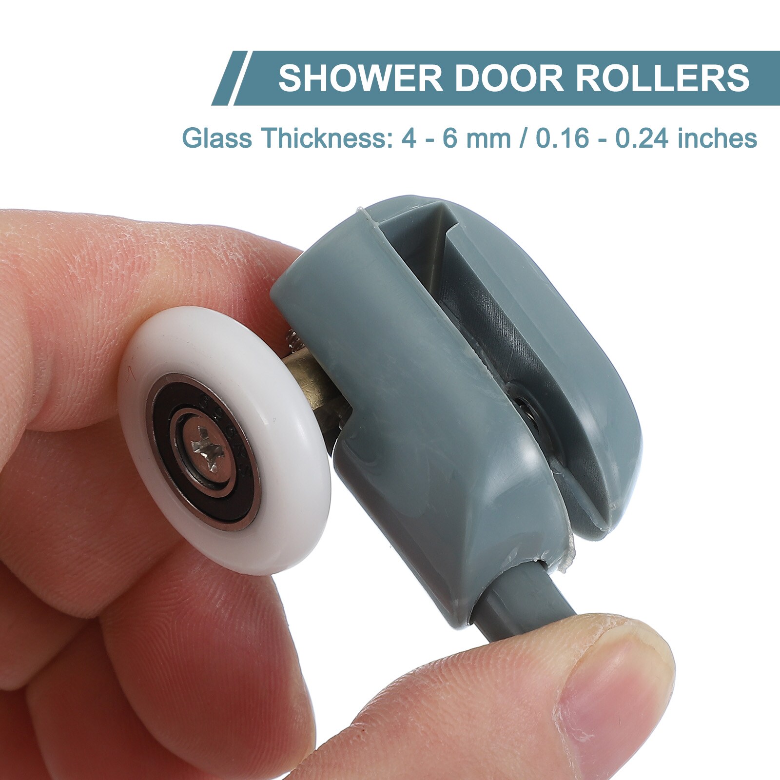 Unique Bargains S25093000UX9298 Tub-Shower-Door-Rollers - View #3