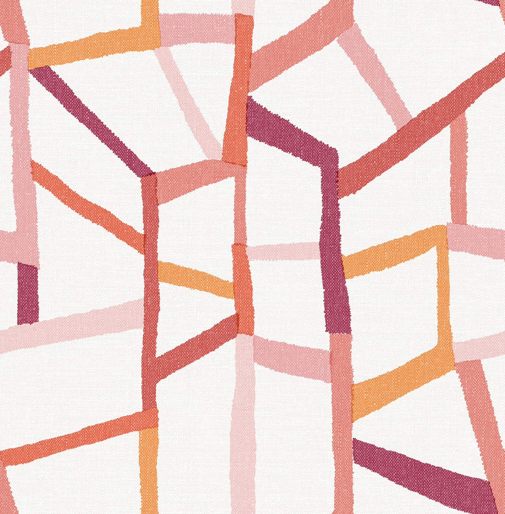 A-Street Prints 2903-25846 BlueBell 56.4-Sq. Feet Pink Non-woven Abstract Unpasted Wallpaper