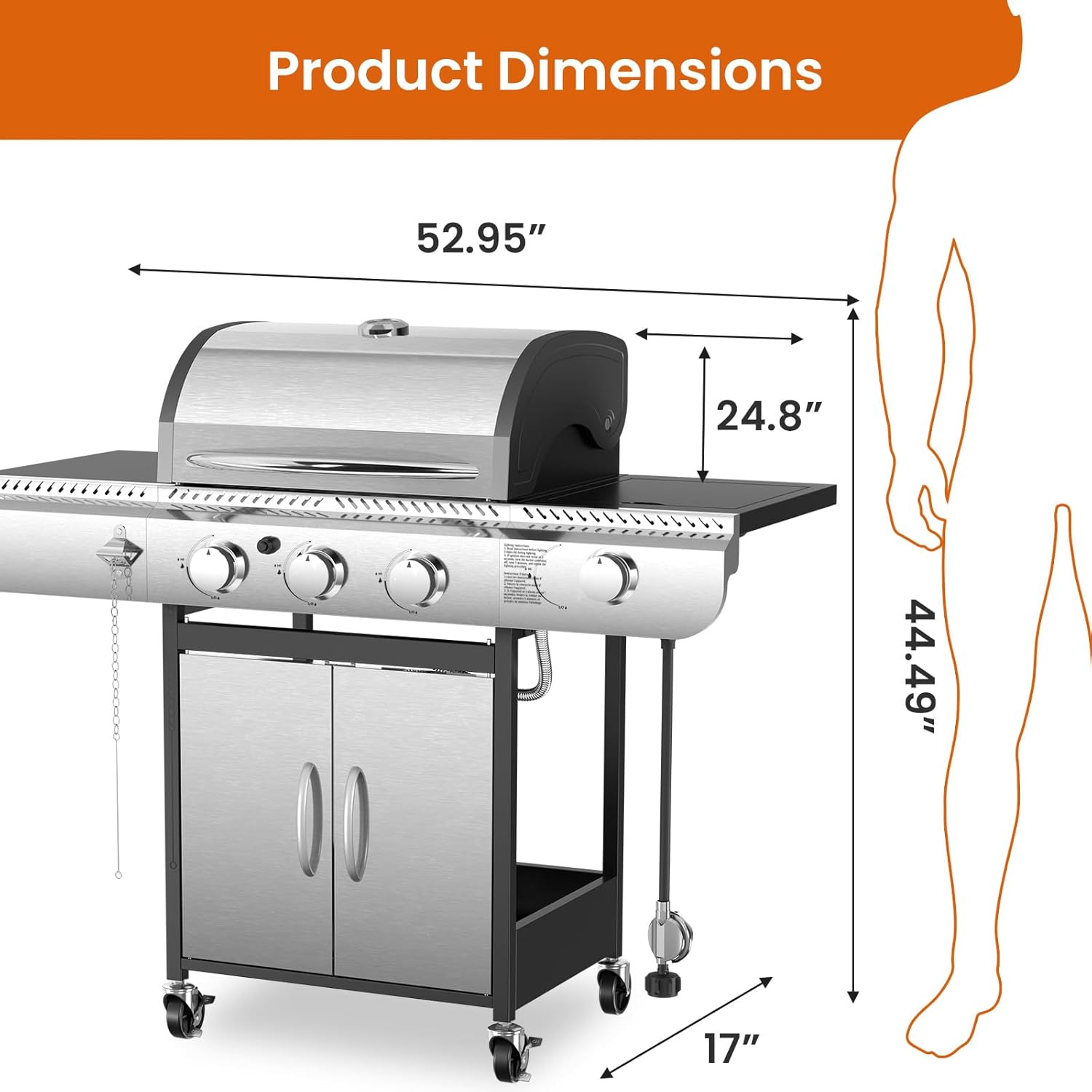 R.W.FLAME G0131A Gas-Grill - View #2
