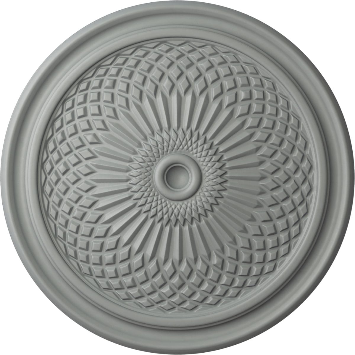 Ekena Millwork CM22TN Trinity 22-Inches W x 22-Inches L Traditional Primed Urethane Whole Ceiling Medallion