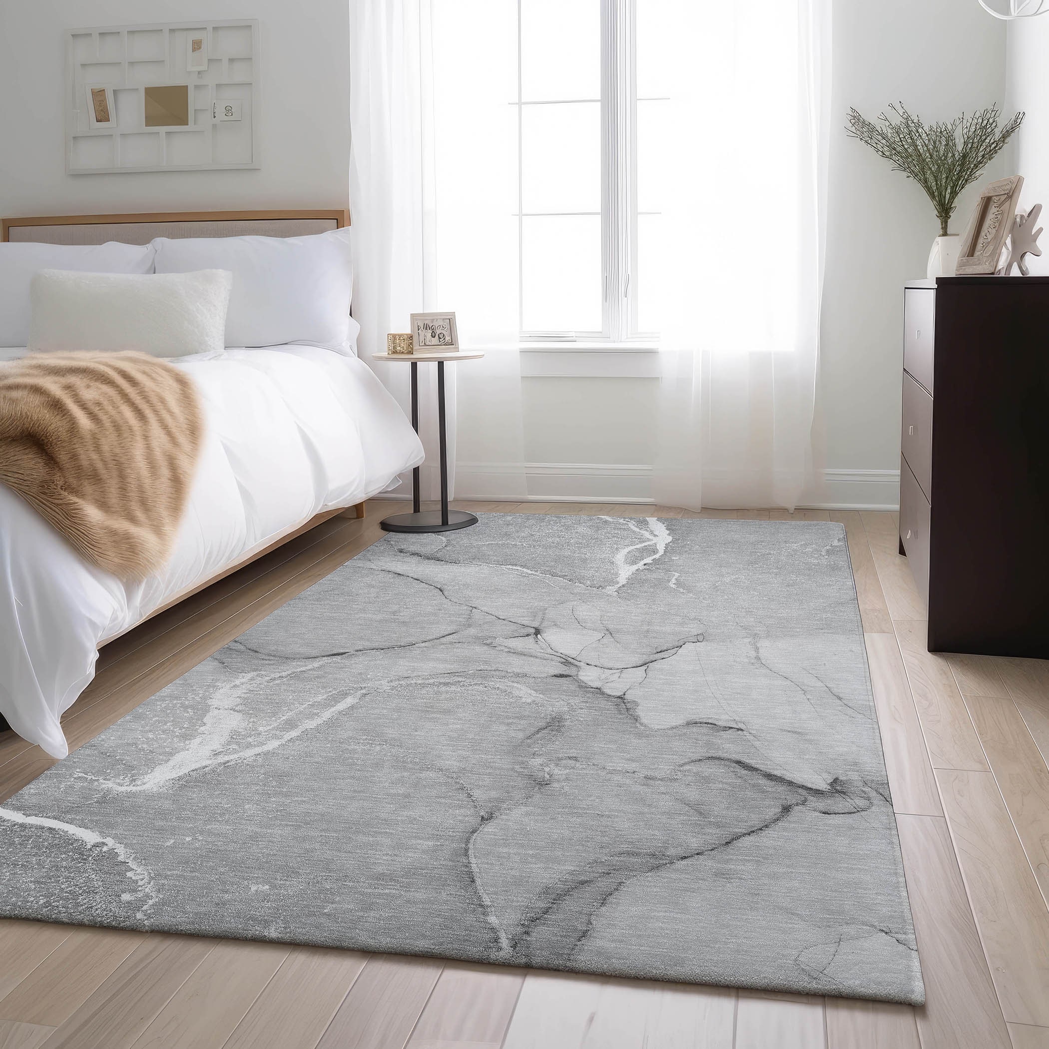 Addison Rugs AMF527SA20X30 Mayfield AMF527SA 2 x 3 (ft) Loomed Polyester Sage Rectangular Indoor Abstract Machine washable Area rug