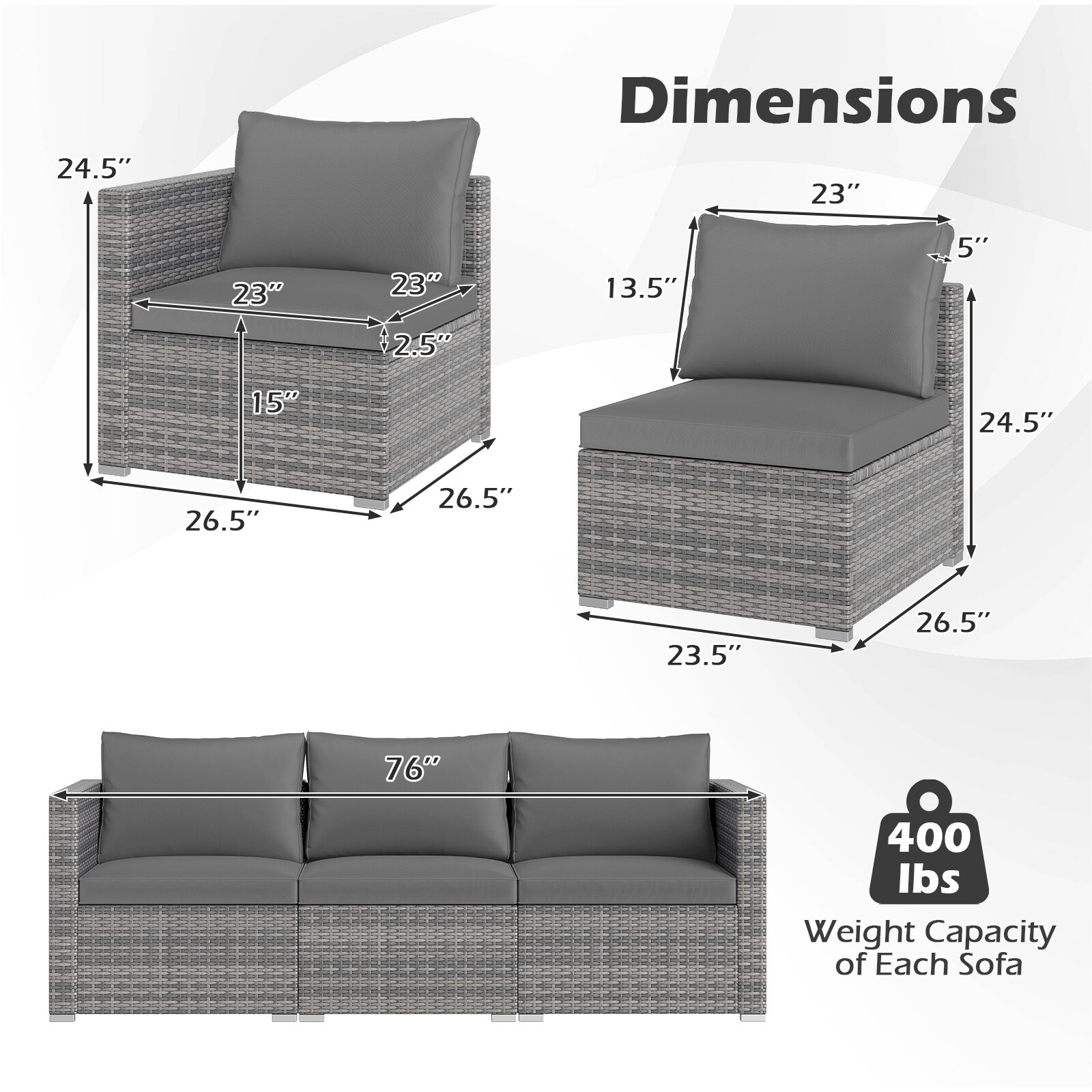 Slickblue D-CO-RG54947WH Patio-Sofas-Daybeds - View #8