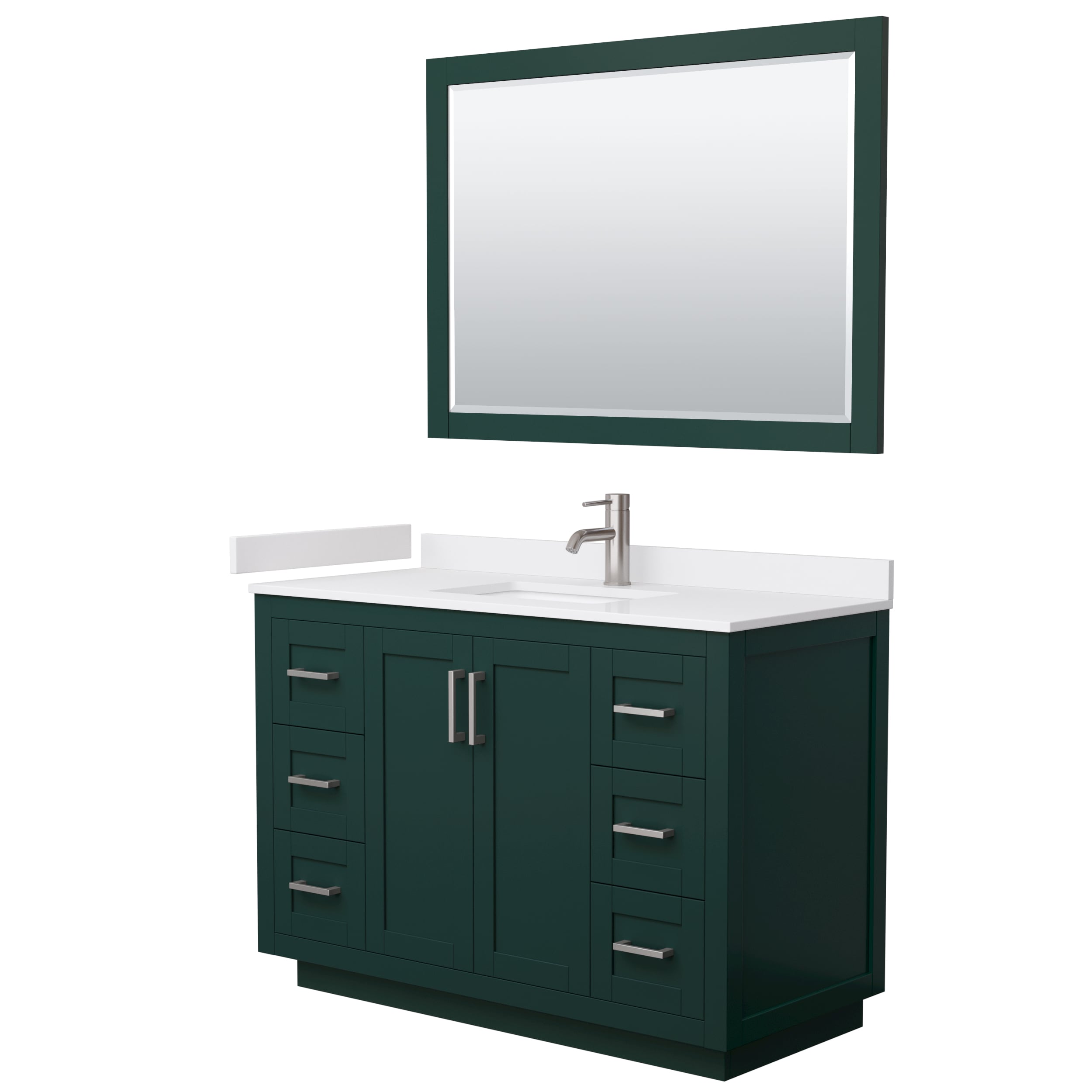 Wyndham Collection WCF292948SGEWCUNSM46 Bath-Vanity-Combo - View #2