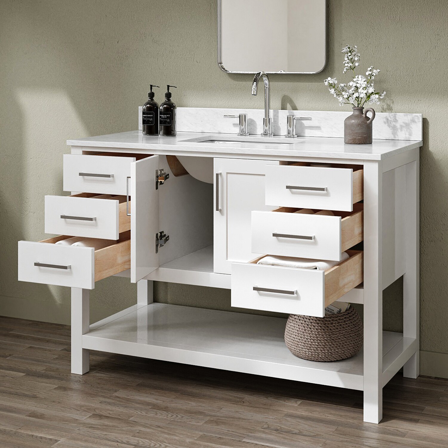 ARIEL S049SCW2RVOWHT Bath-Vanity-Combo - View #2