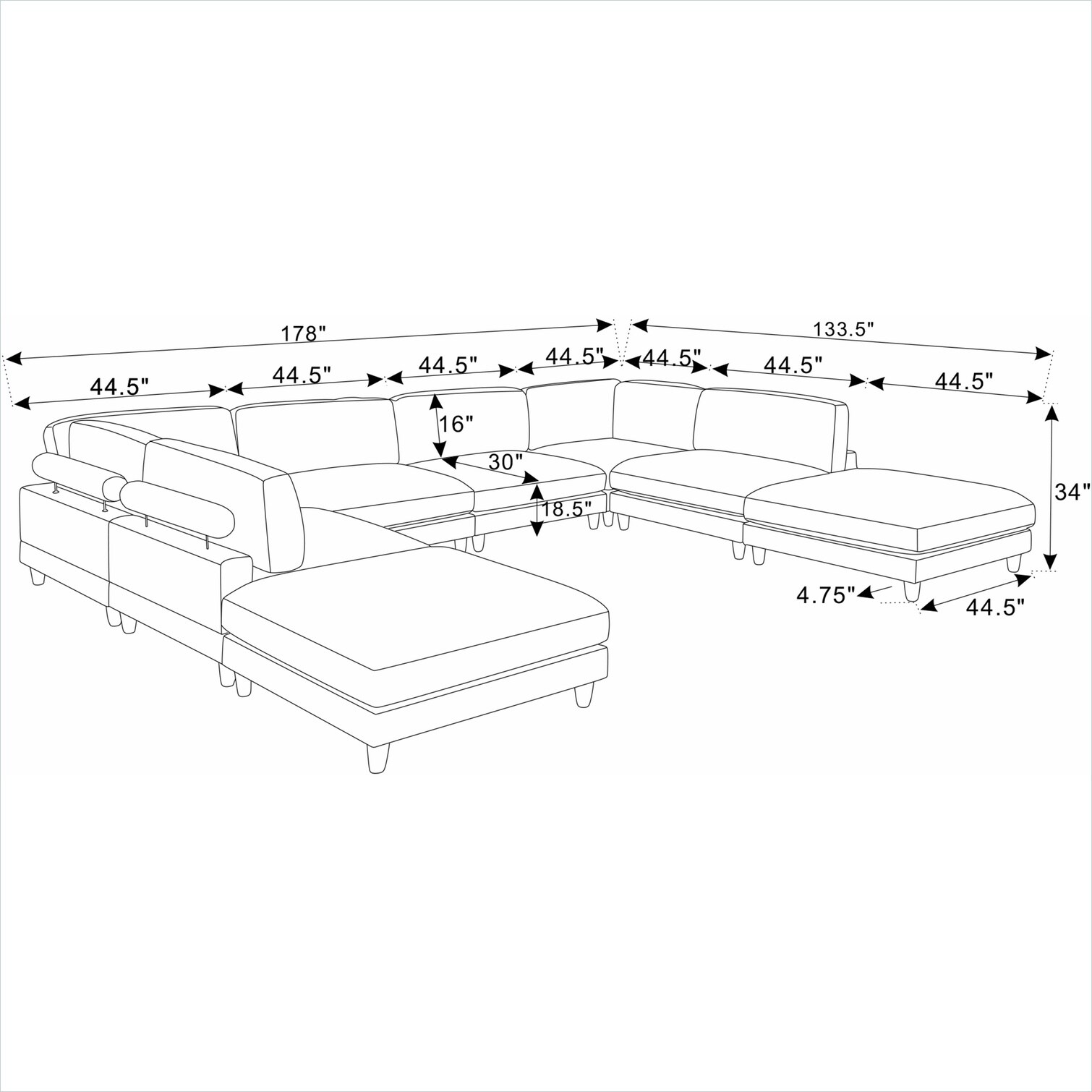 Watnature GOG7K4FYIGKQ Sofas-Loveseats - View #12