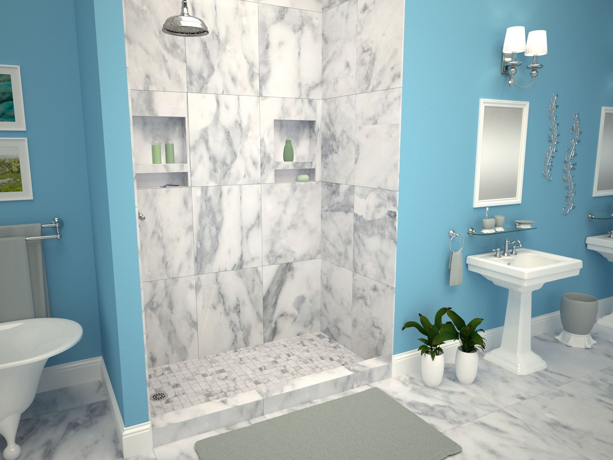 Tile Redi P3672LPVC Shower-Floors - View #4