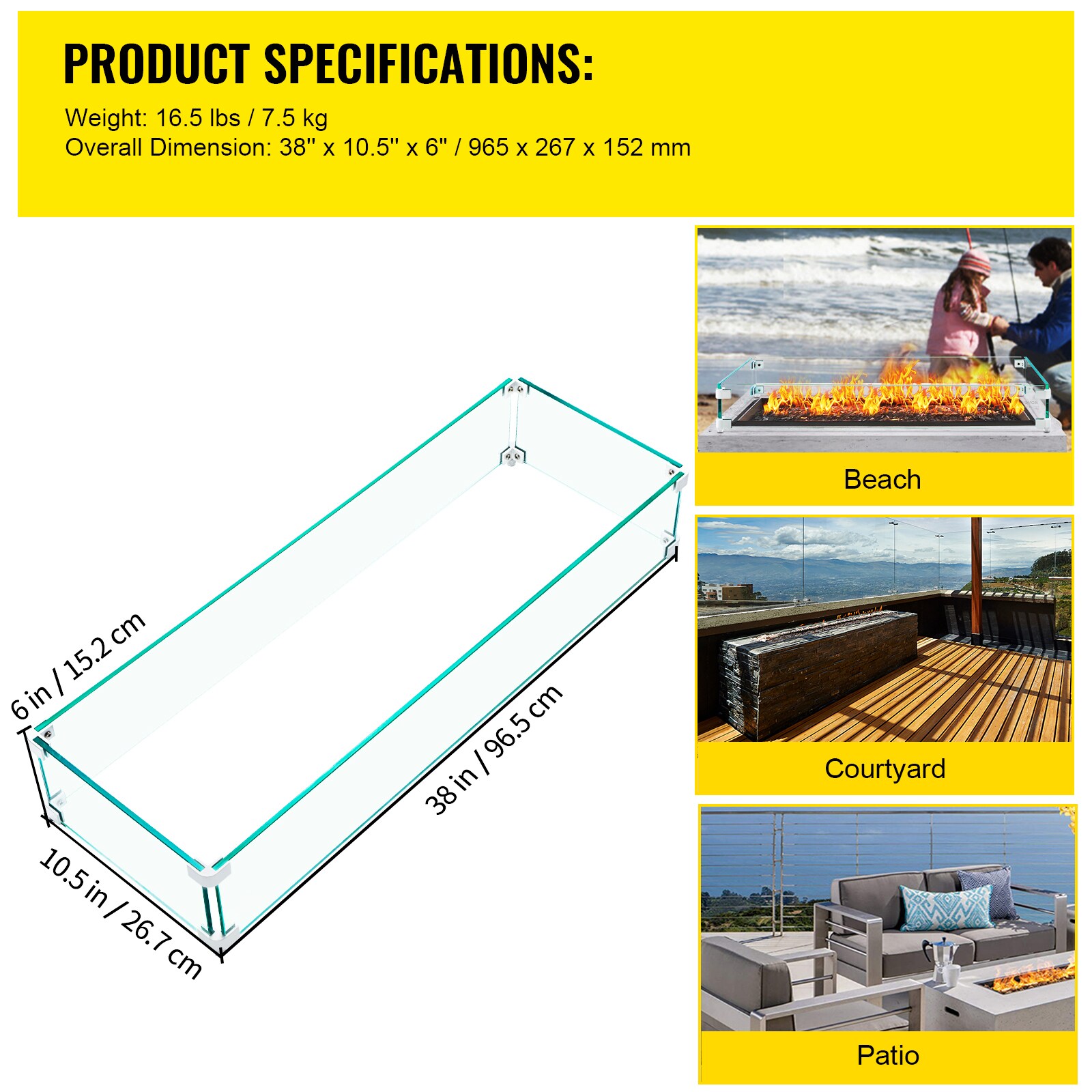VEVOR SCFXFF3810.500811V0 Fire-Pit-Covers - View #7