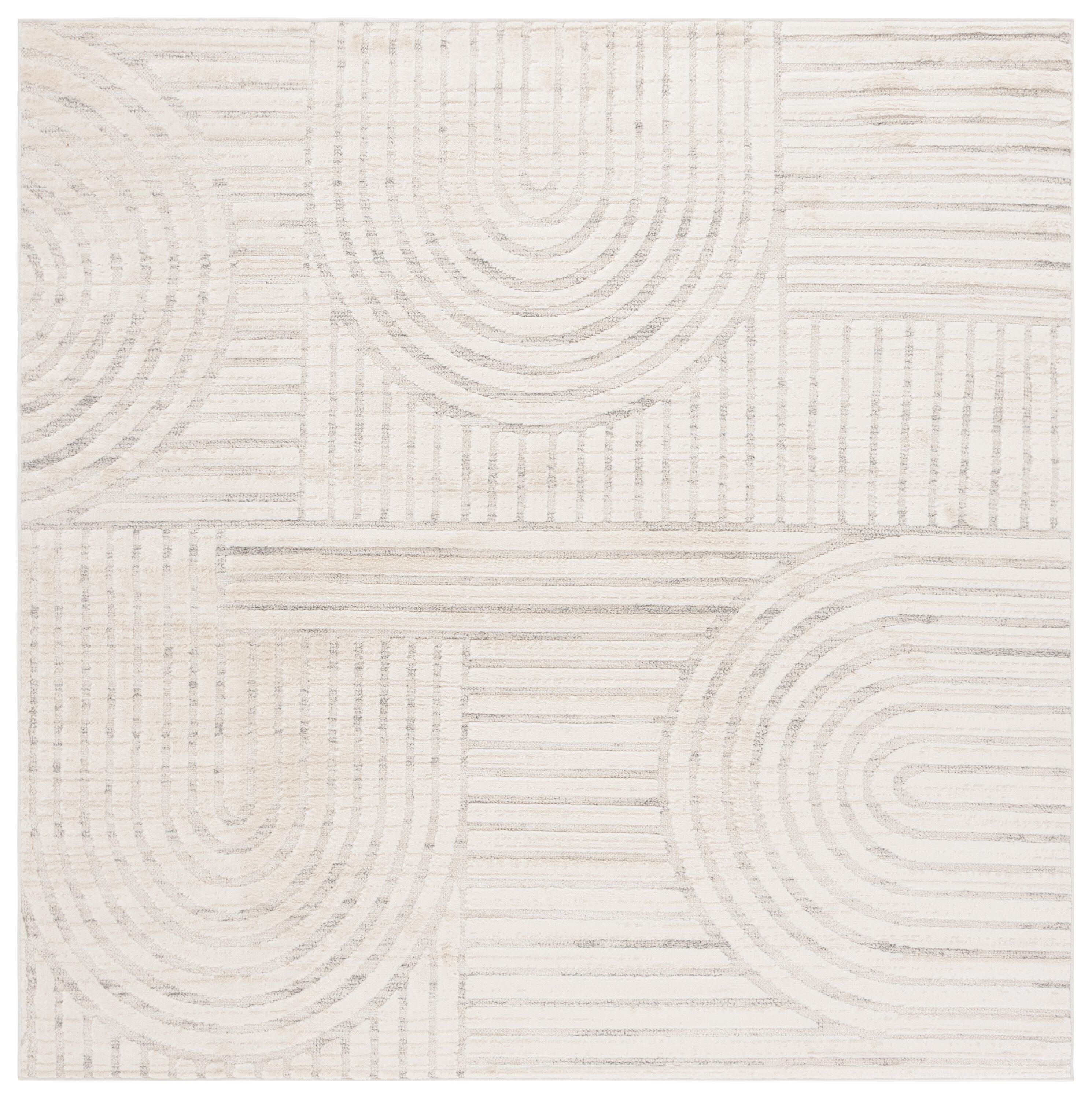 Elmhurst 562A Ivory/Grey 7 X 7 Area Rug