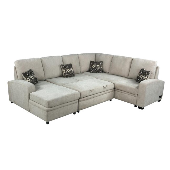 Beige Cotton Sofa In The Couches Sofas