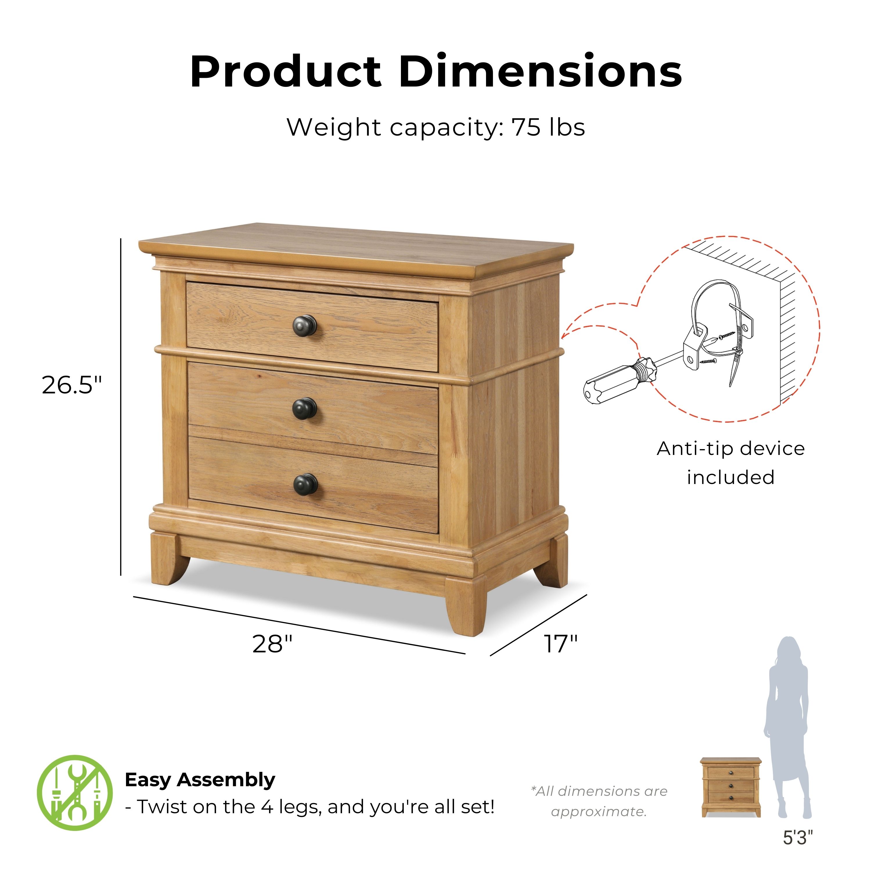 Furniture of America IDF-N7706NT-N nightstands - View #3