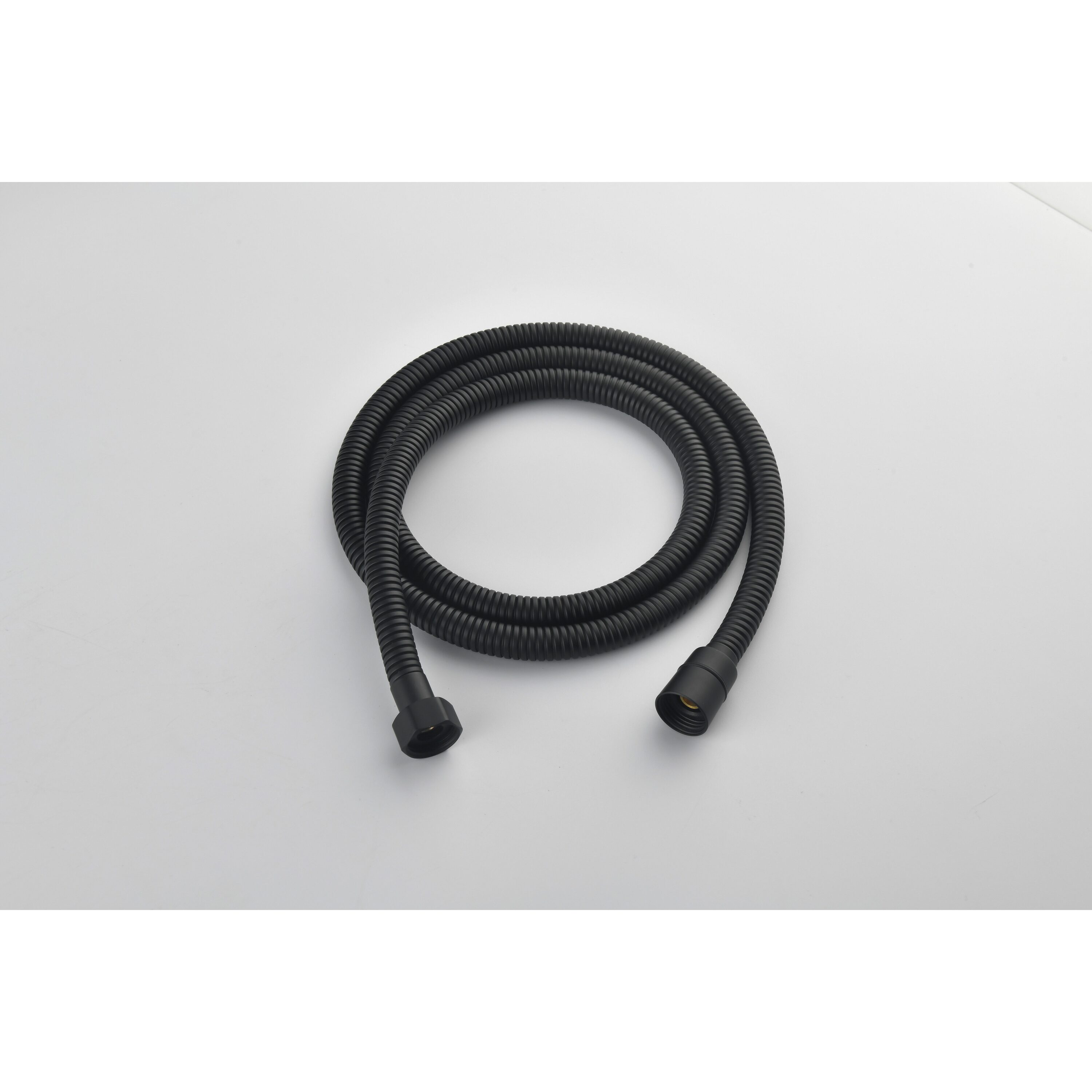 Bayfeve 59 Inch Matte Black Stainless Steel Shower Hose