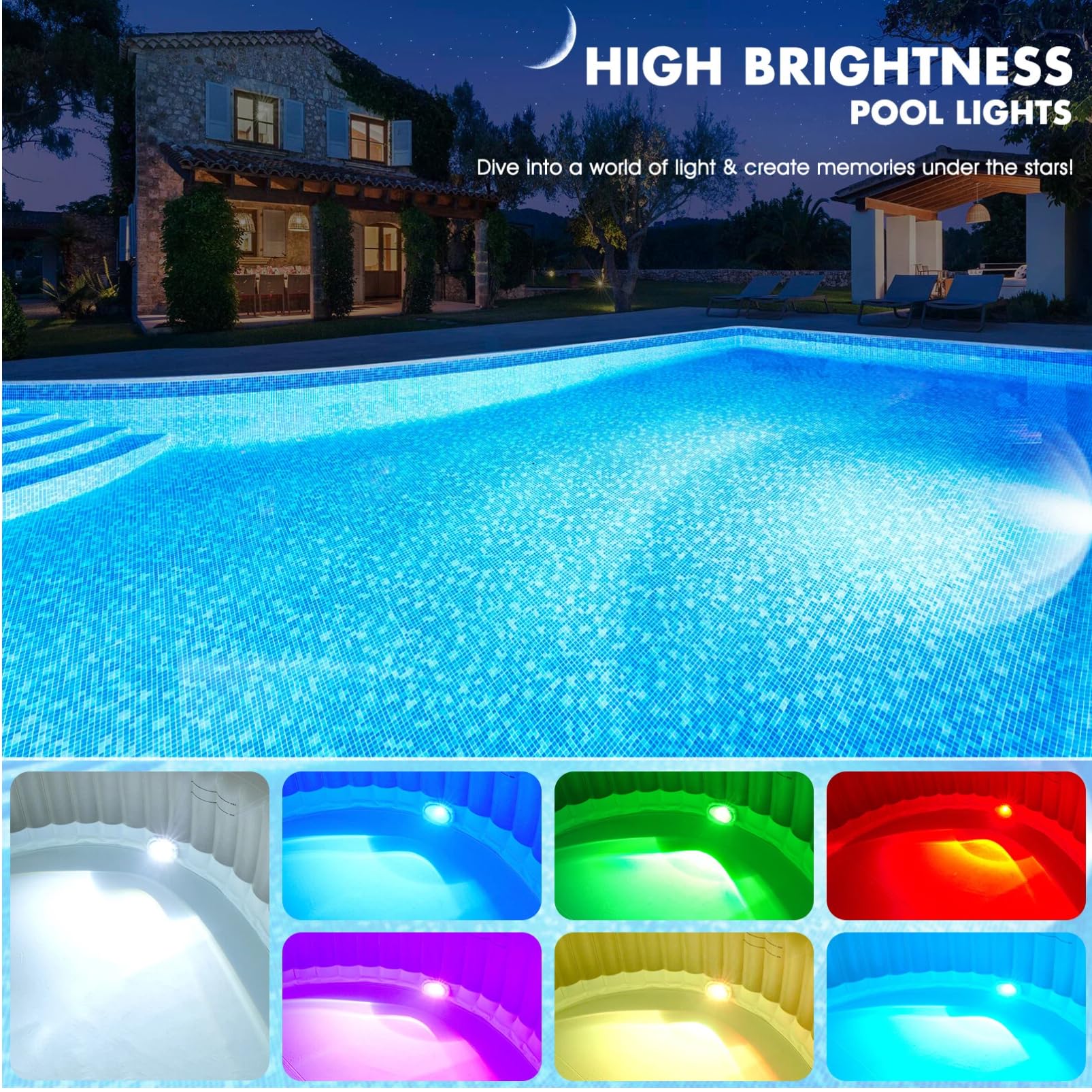 Adrinfly LAD0718D017 Pool-Lights - View #5