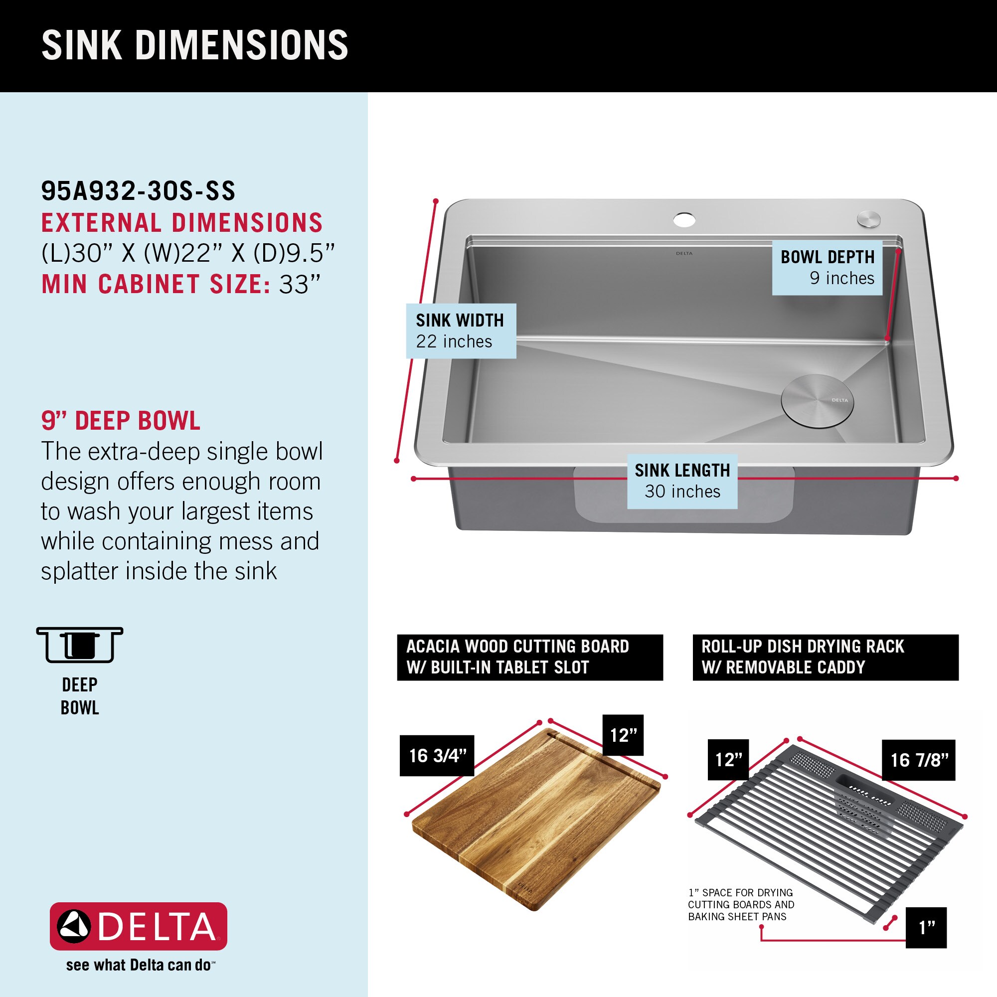Delta 95A932-30S-SS Kitchen-Sinks - View #6