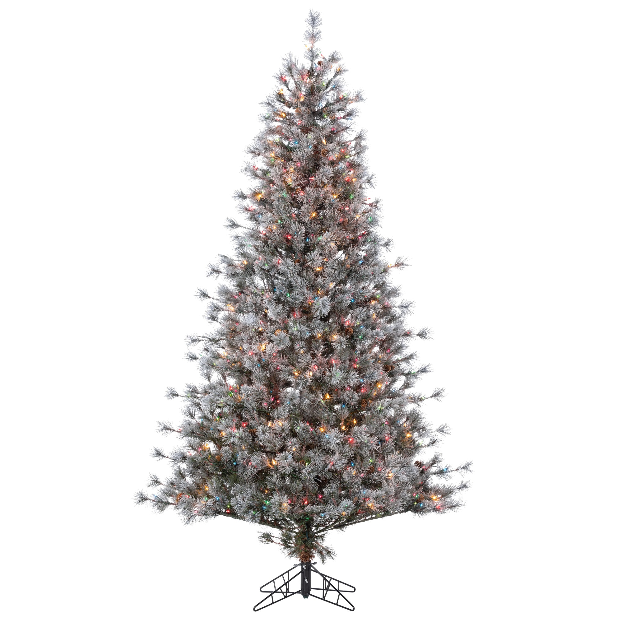 Sterling Tree Company 6700--75M 7.5-Feet Scotch pine Pre-lit Artificial Christmas Tree with Multicolor Incandescent Lights