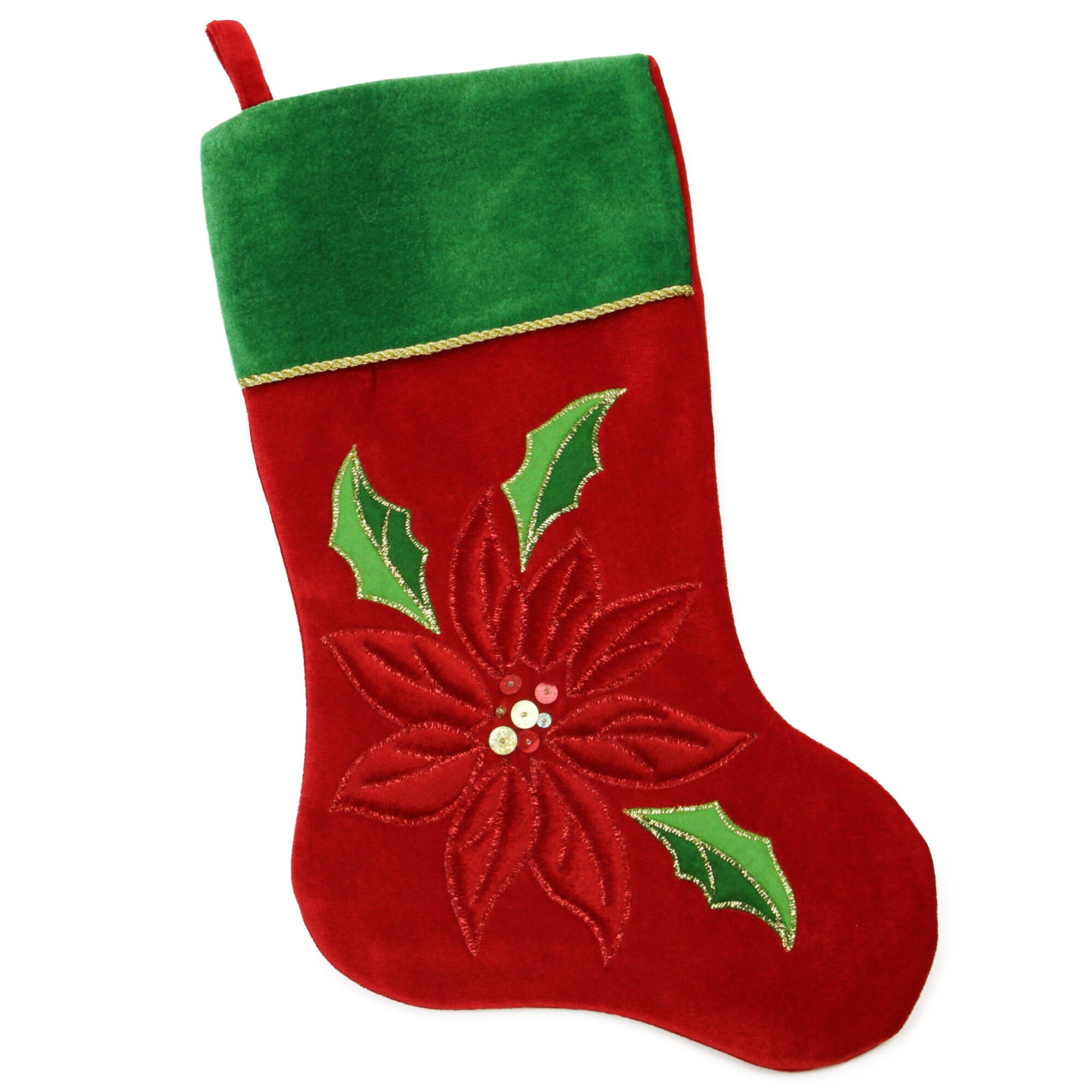 Northlight 10.5-in Red Christmas Stocking at Lowes.com