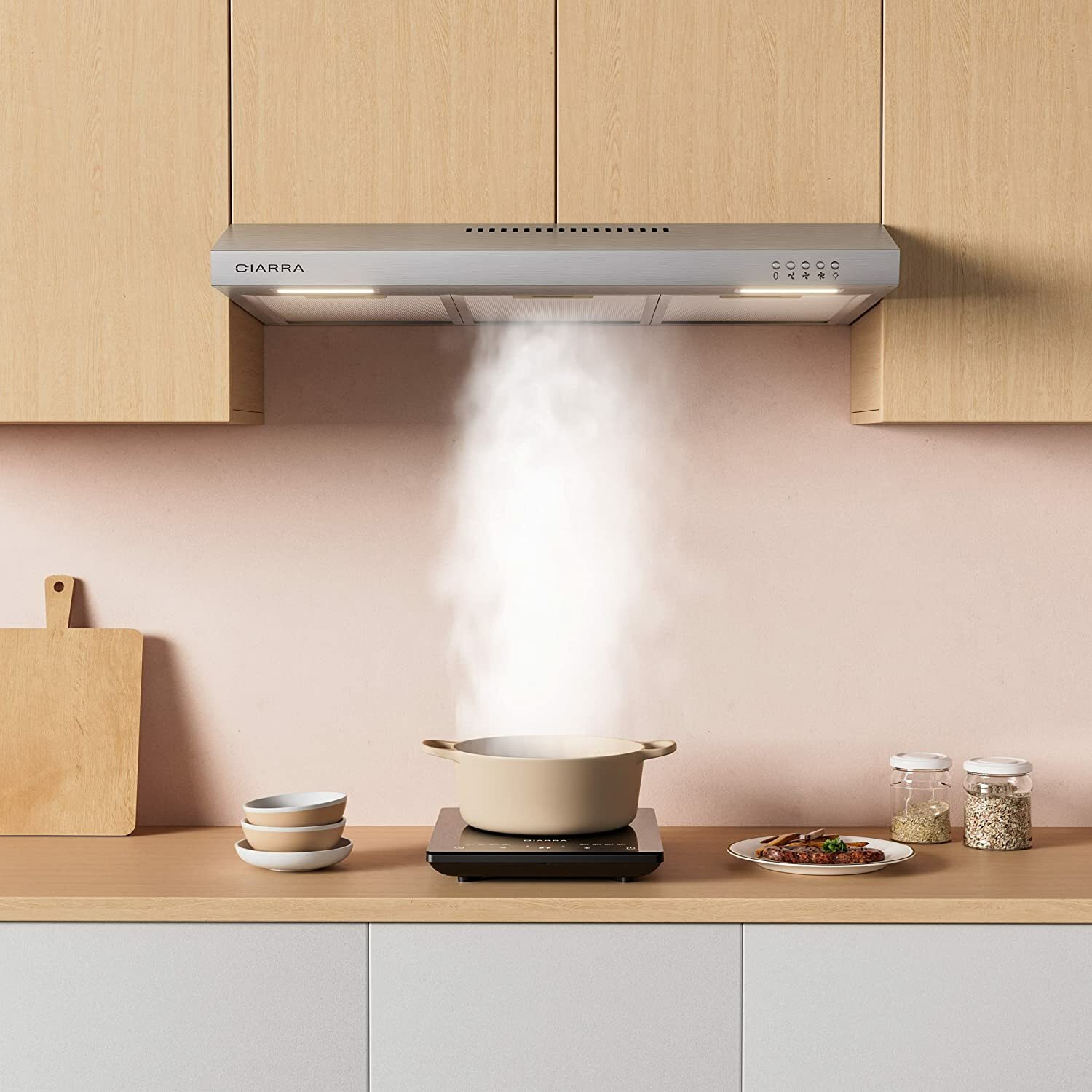 CIARRA CAS75918A Undercabinet-Range-Hoods - View #6