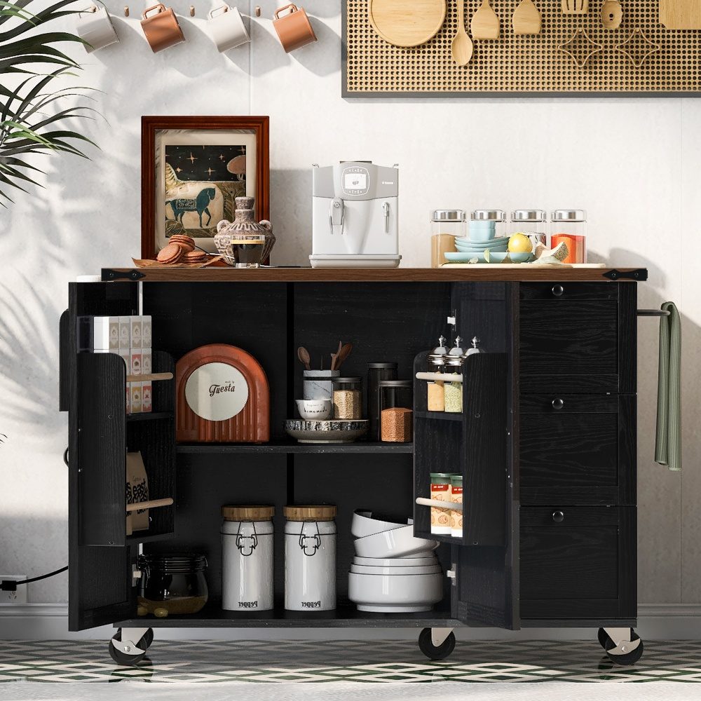 Coolbibila PUO-ISLAND-BLACK Kitchen-Furniture - View #2