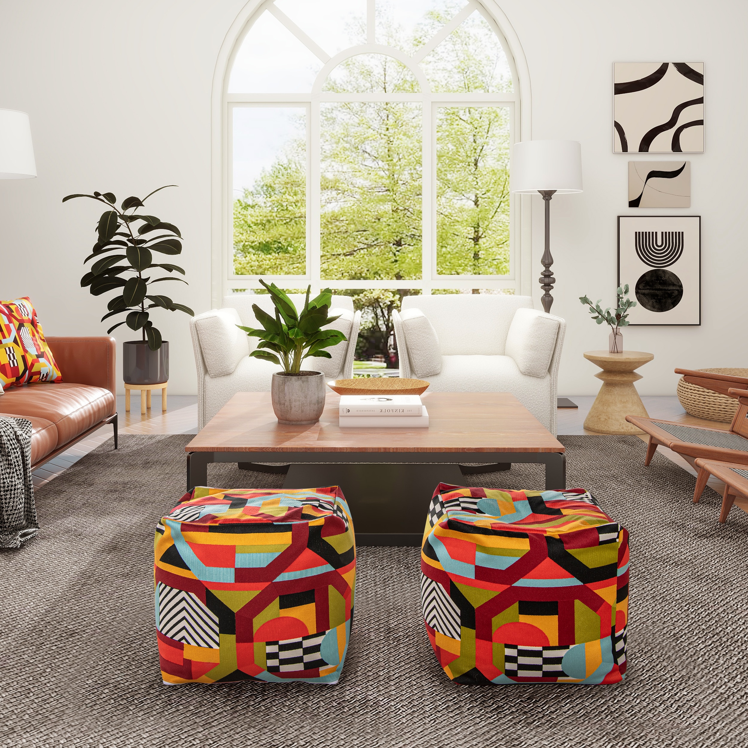 Jennifer Taylor Home LAPA-84553 Indoor-Ottomans - View #2
