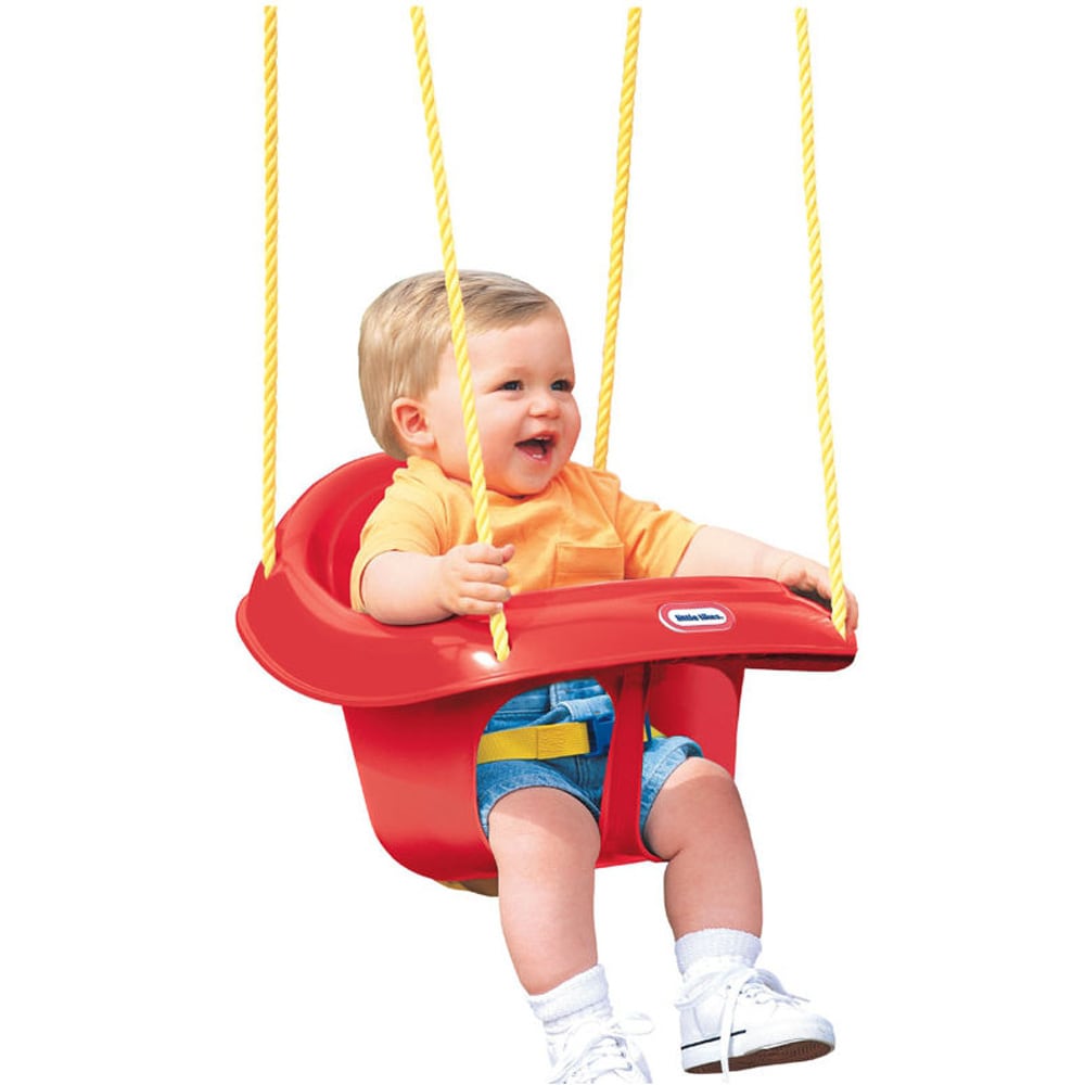 Little Tikes Red Plastic Toddler Swing at