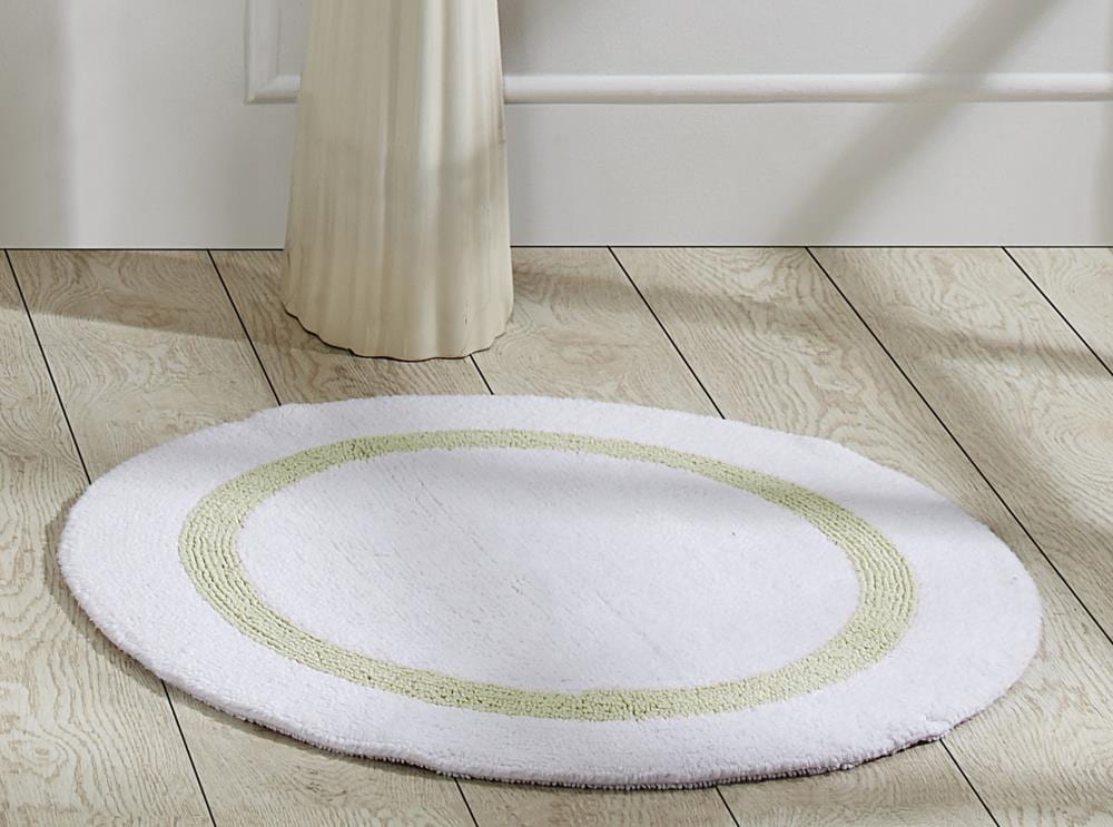Cotton Bath Rug In The Bathroom Rugs, Large Round Bathroom Carpet