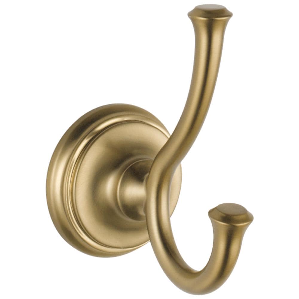 Cassidy Double Towel Hook in Champagne Bronze 