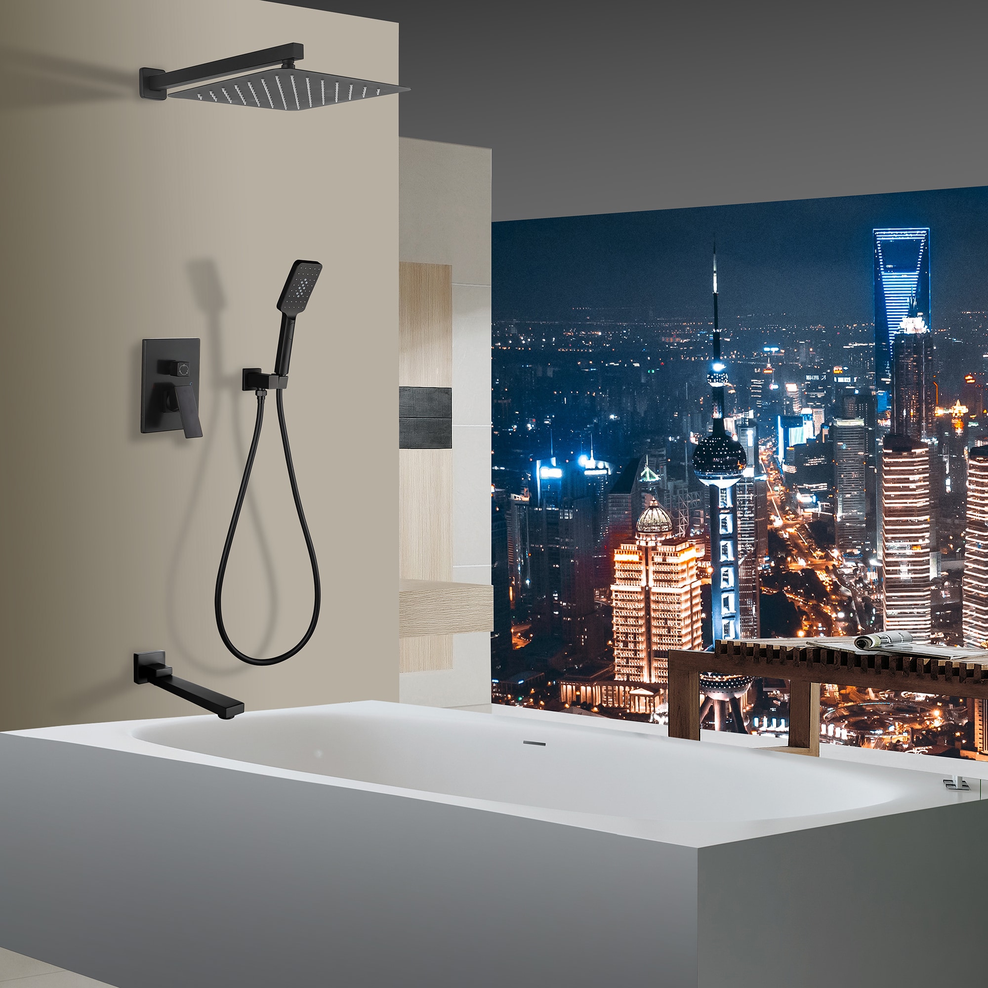 Mondawe MOSL050-12ORB Showerhead-Bar-Panels - View #9