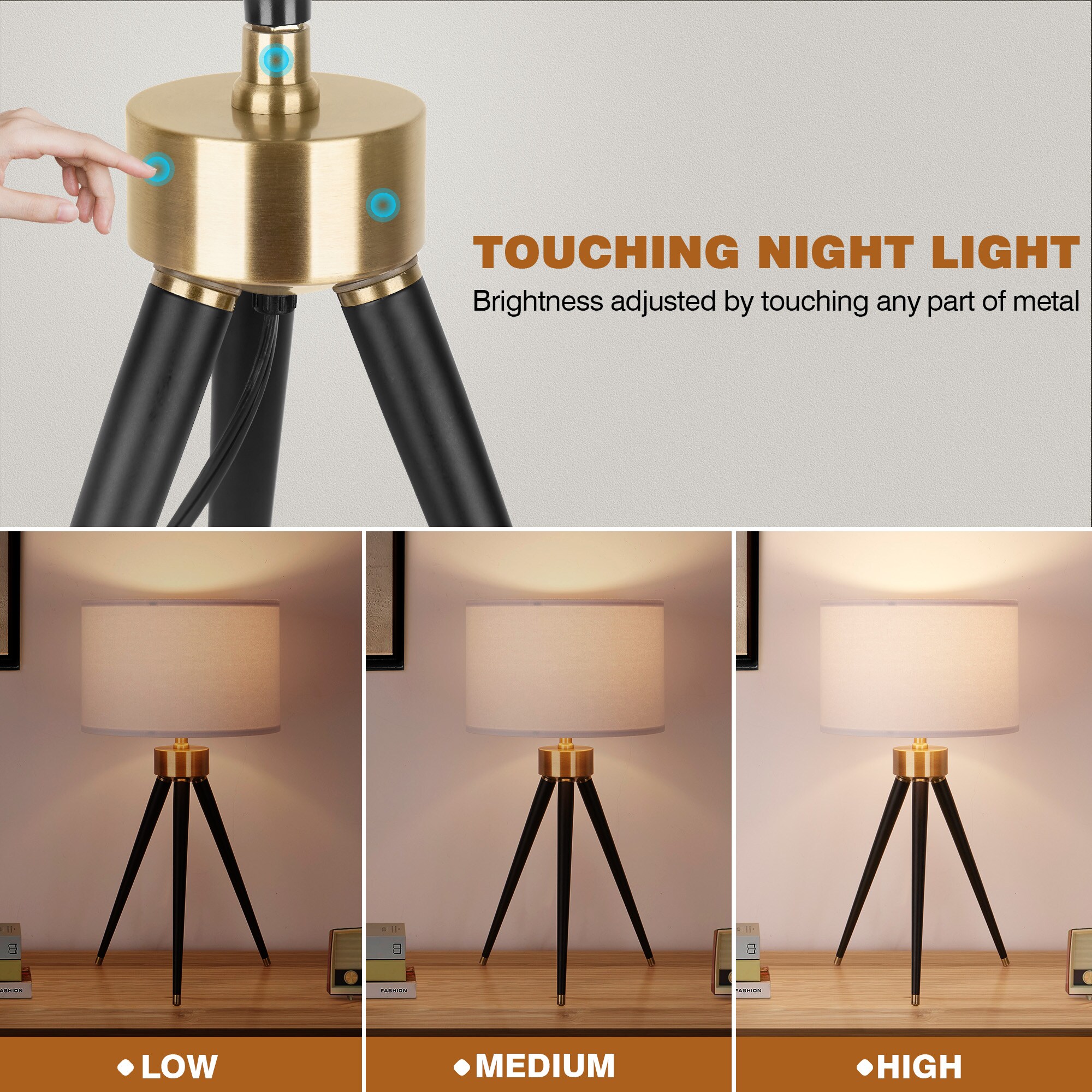 UrFurnishings TD-160 Table-Lamps - View #6